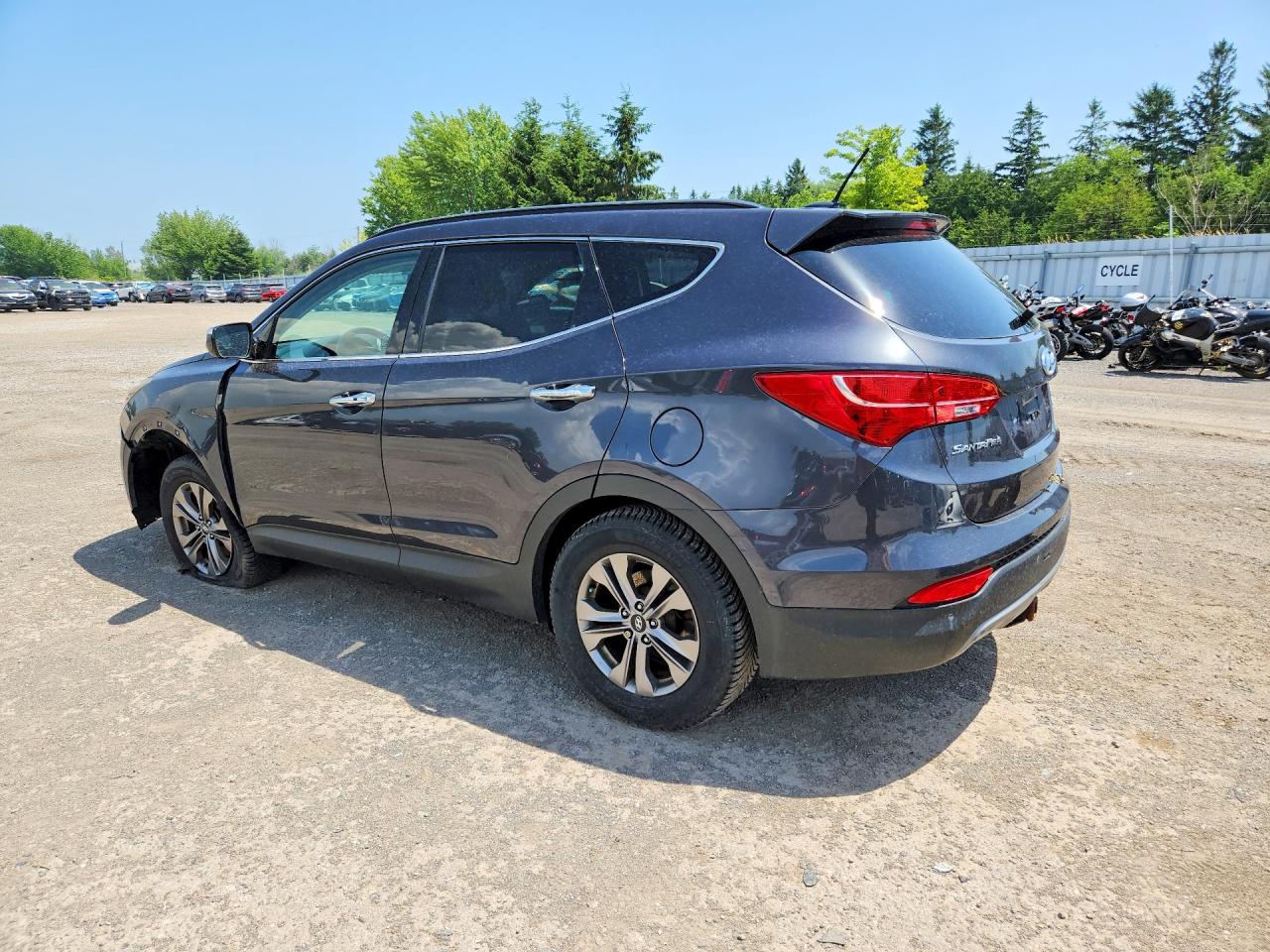 2015 Hyundai Santa Fe Sport 2.4l Black vin: 5XYZUDLB4FG259139