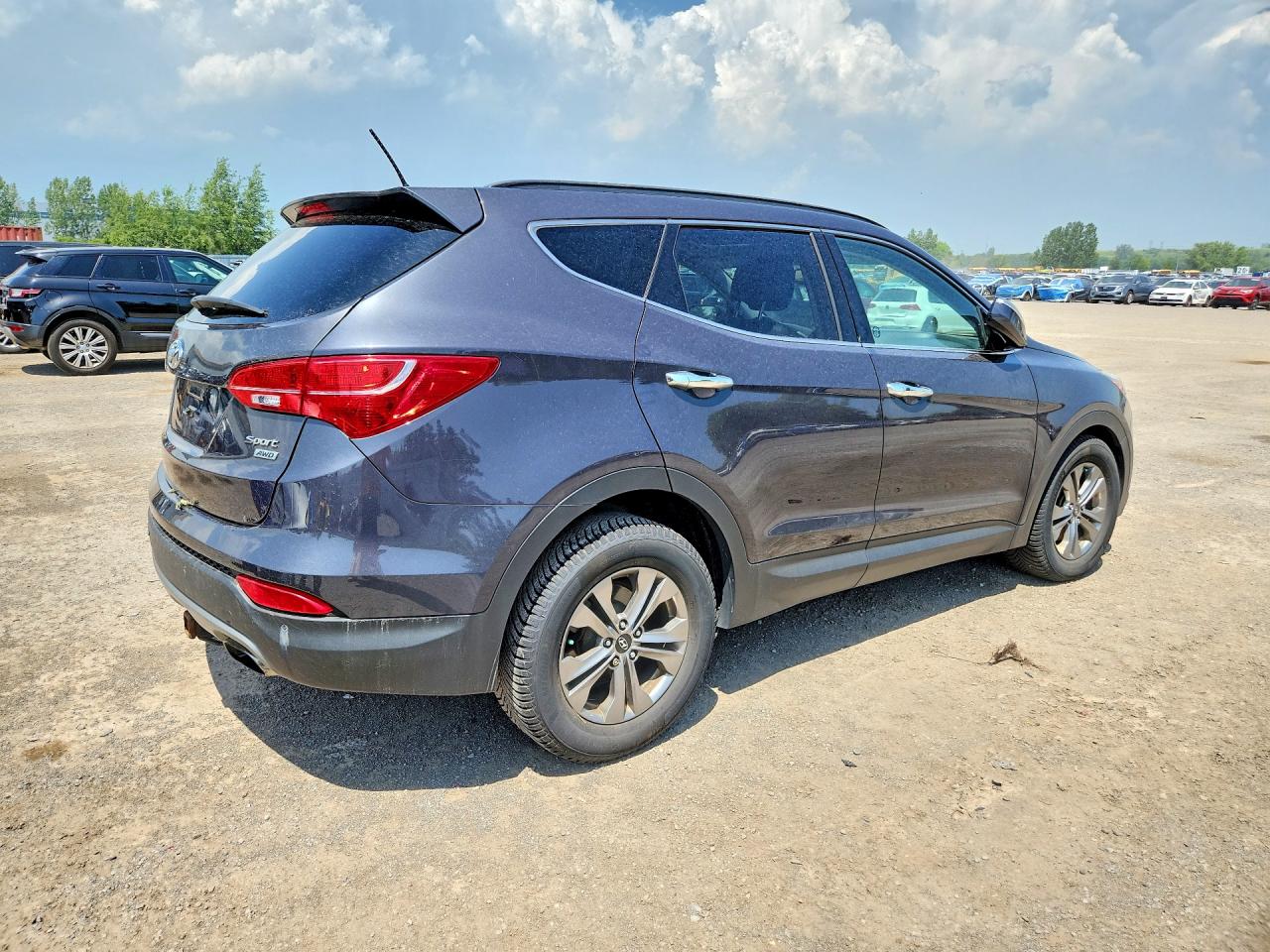 2015 Hyundai Santa Fe Sport 2.4l Black vin: 5XYZUDLB4FG259139