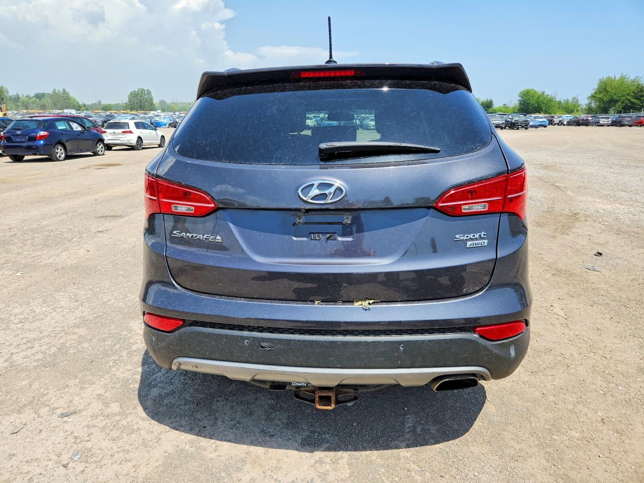 2015 Hyundai Santa Fe Sport 2.4l Black vin: 5XYZUDLB4FG259139