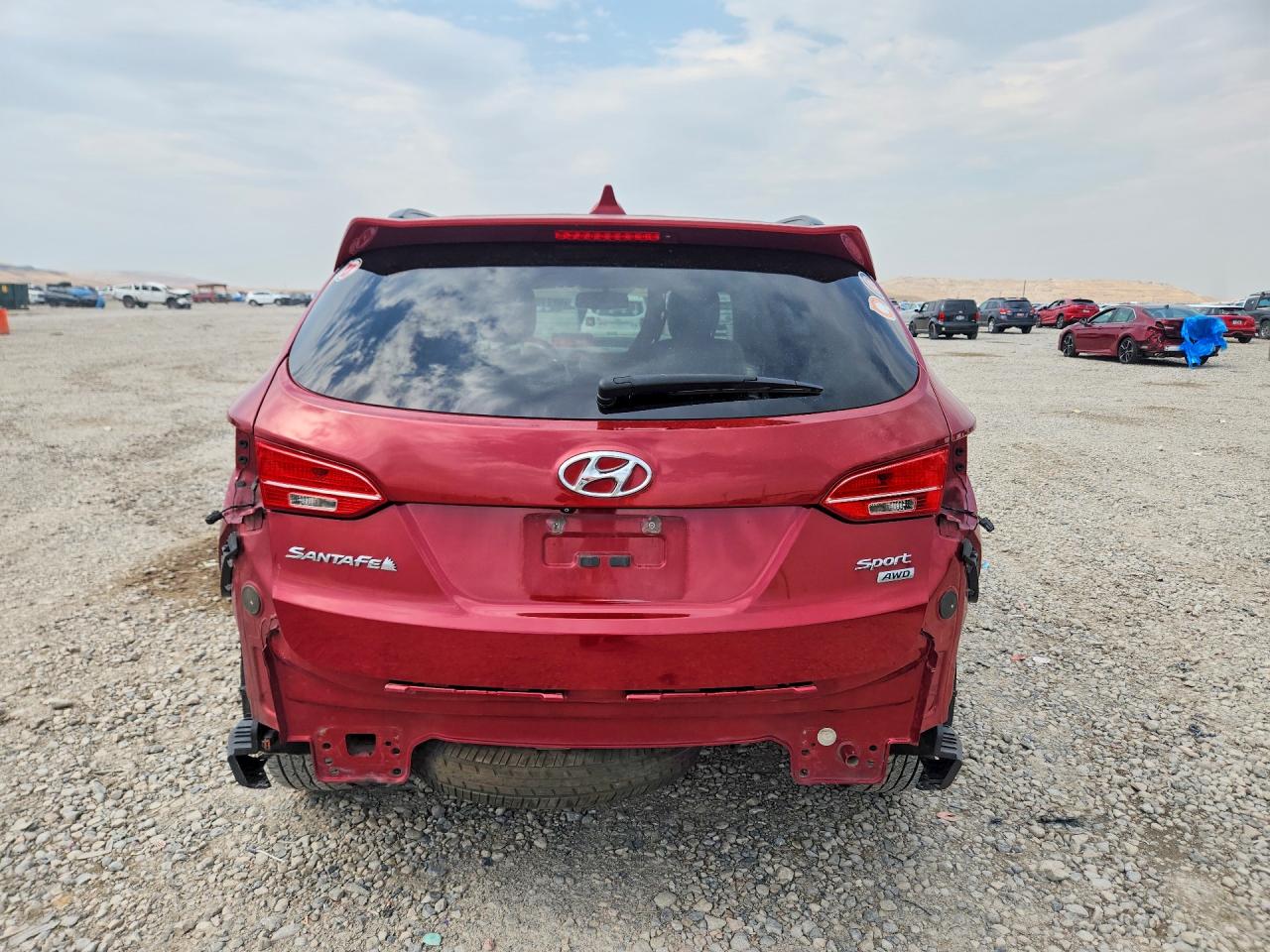 2013 Hyundai Santa Fe Sport 2.4l Бордовый vin: 5XYZUDLB5DG032250