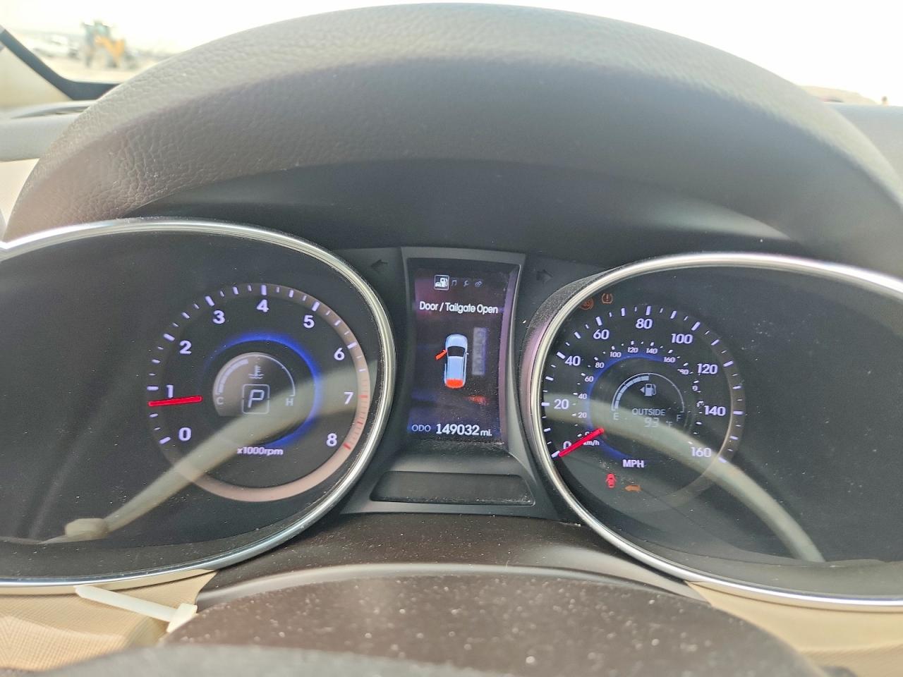 2013 Hyundai Santa Fe Sport 2.4l Бордовый vin: 5XYZUDLB5DG032250