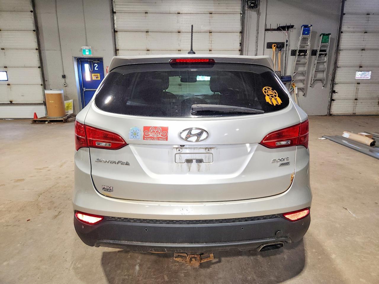 2013 Hyundai Santa Fe Sport Sport Base Silver vin: 5XYZUDLB5DG101275