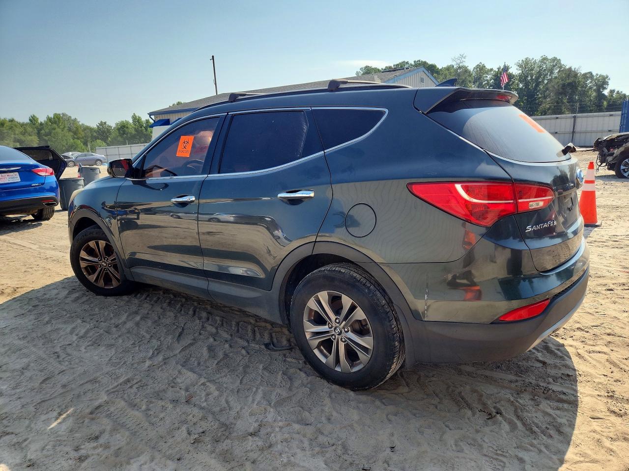 2013 Hyundai Santa Fe Sport 2.4l Green vin: 5XYZUDLB5DG112082