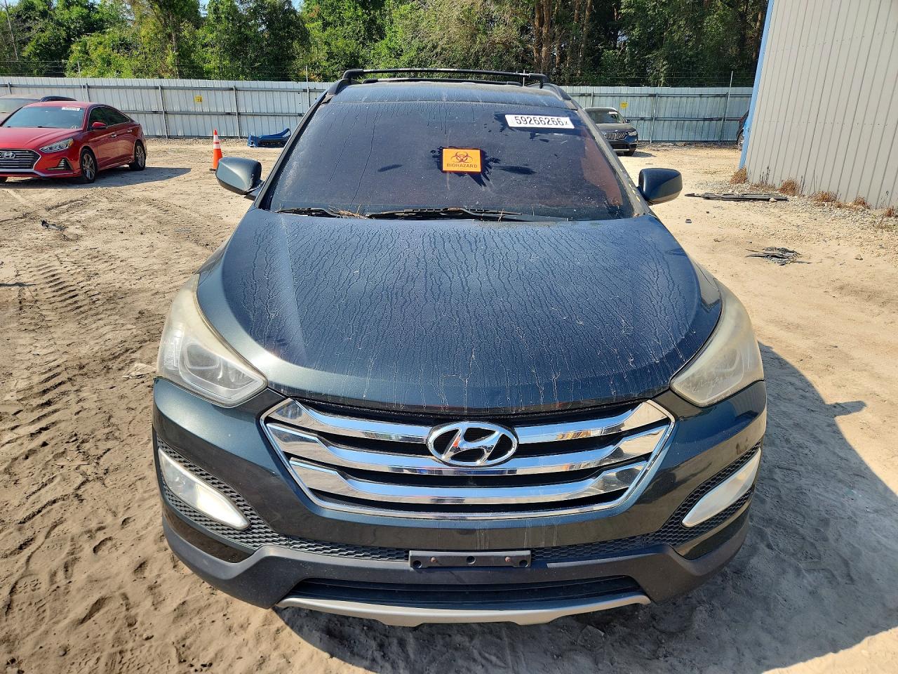 2013 Hyundai Santa Fe Sport 2.4l Green vin: 5XYZUDLB5DG112082