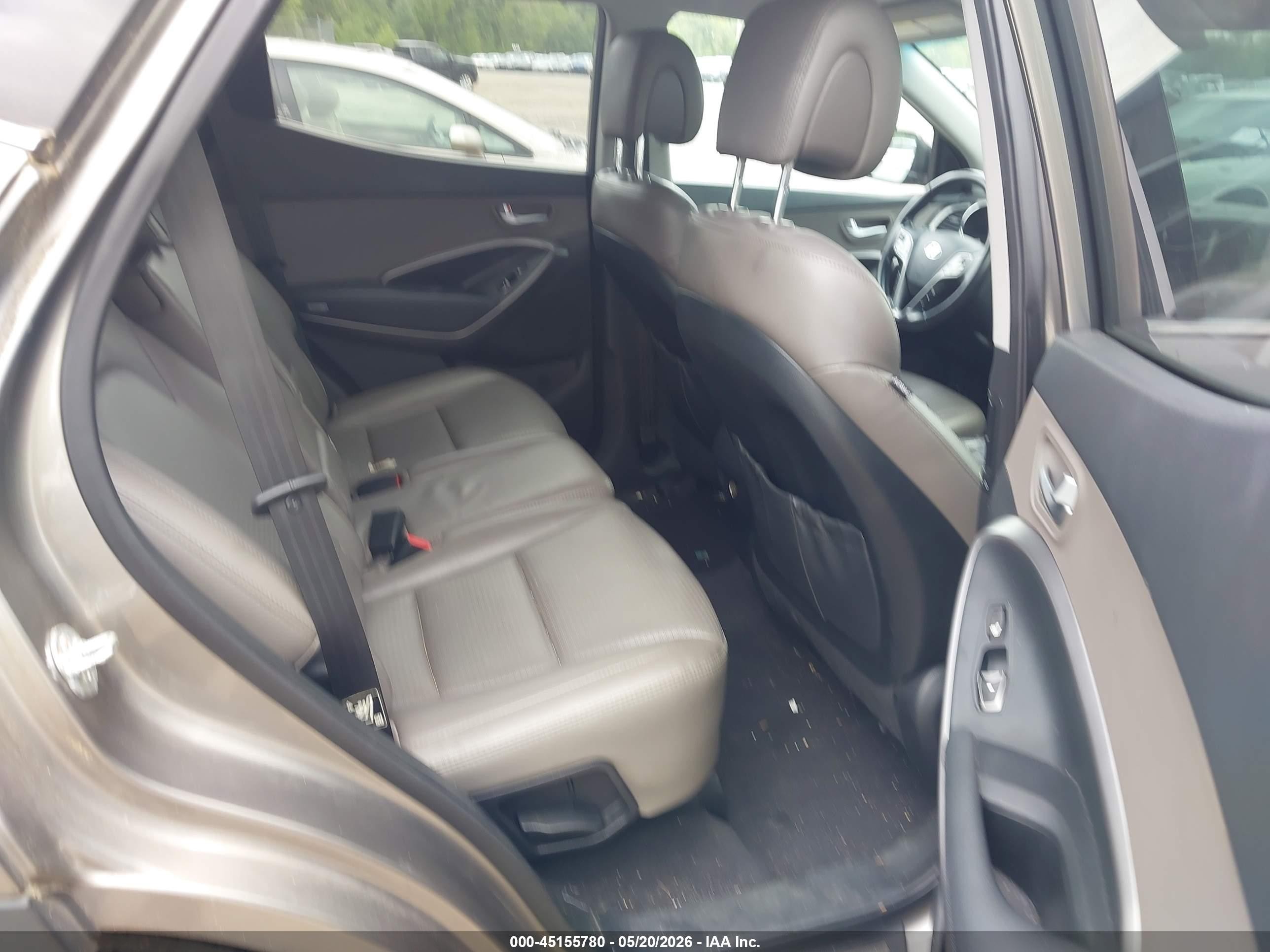 2013 Hyundai Santa Fe Sport Gray vin: 5XYZUDLB5DG122272