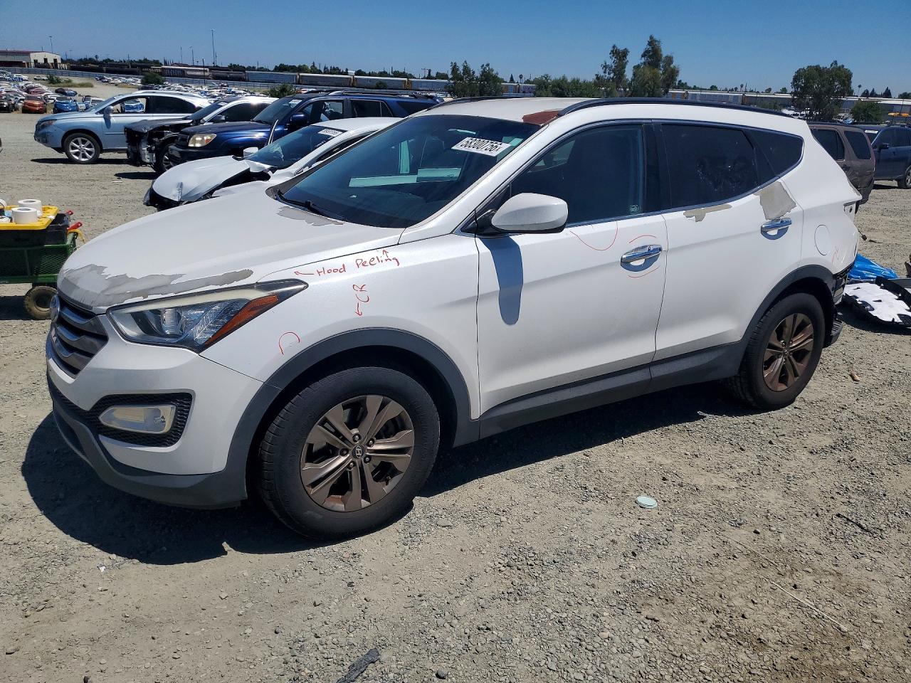 2014 Hyundai Santa Fe Sport 2.4l Белый vin: 5XYZUDLB5EG127652