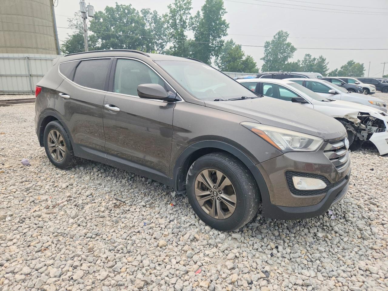 2014 Hyundai Santa Fe Sport 2.4l Brown vin: 5XYZUDLB5EG170825