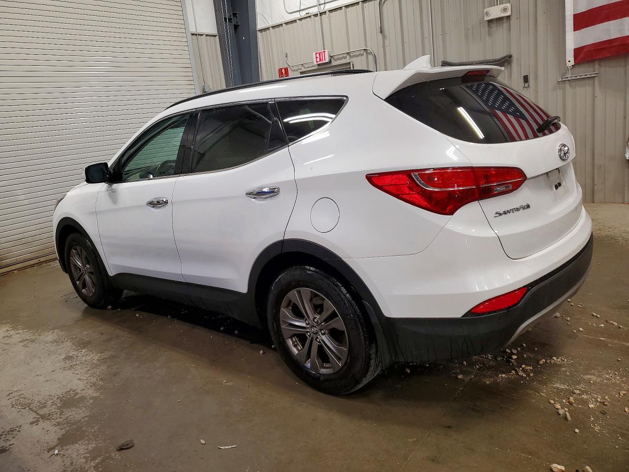 2014 Hyundai Santa Fe Sport White vin: 5XYZUDLB5EG190332