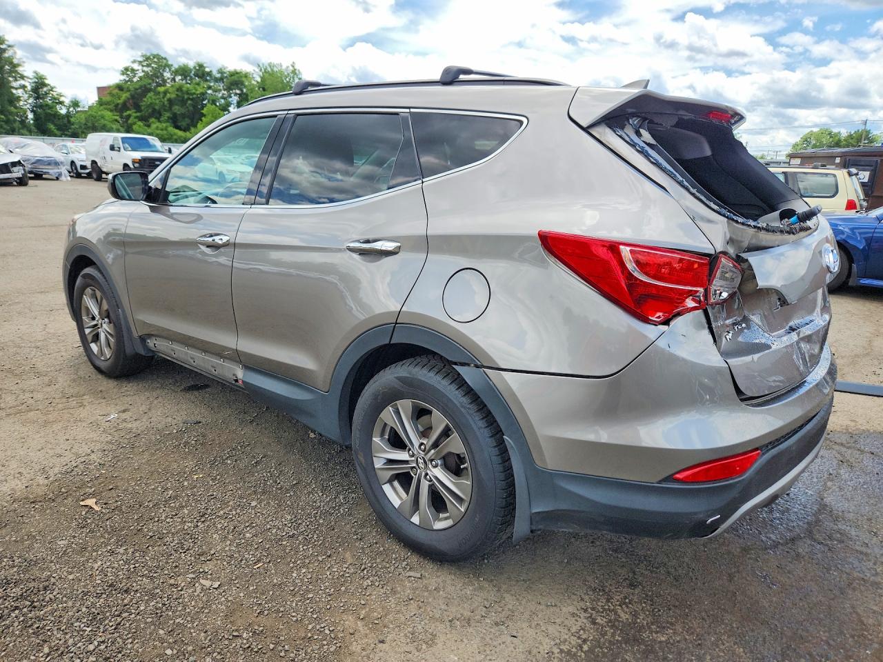 2014 Hyundai Santa Fe Sport 2.4l Gray vin: 5XYZUDLB5EG218372