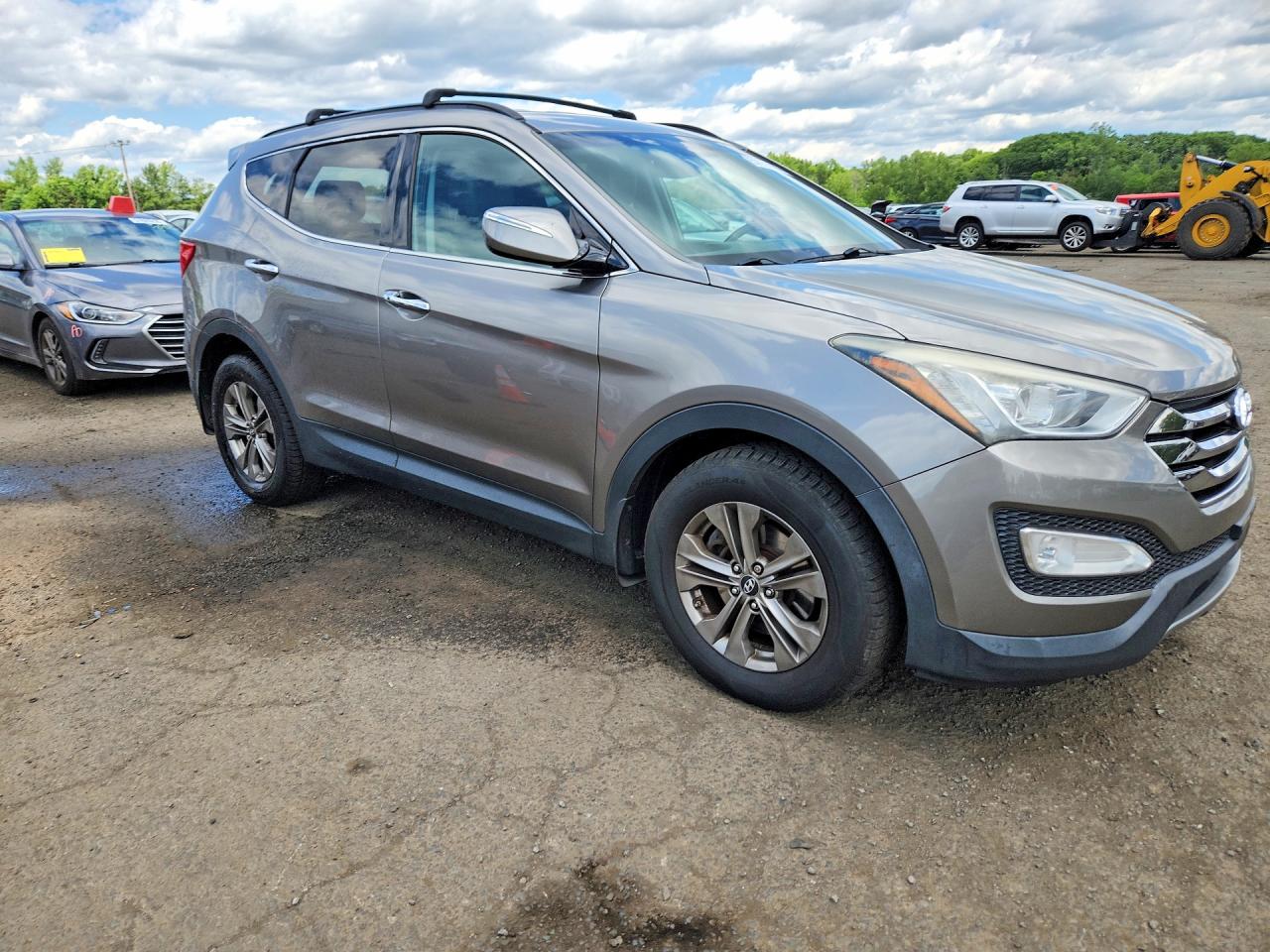 2014 Hyundai Santa Fe Sport 2.4l Gray vin: 5XYZUDLB5EG218372