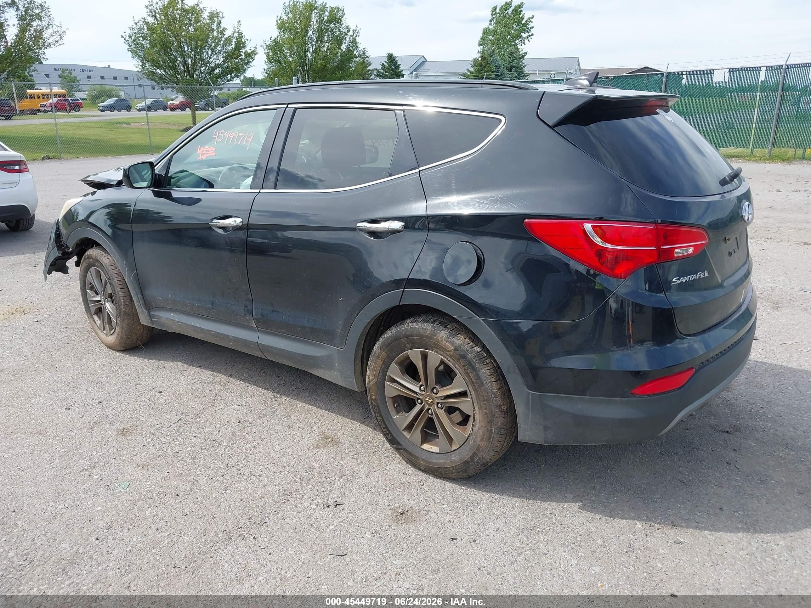 2014 Hyundai Santa Fe Sport 2.4l Черный vin: 5XYZUDLB5EG229937