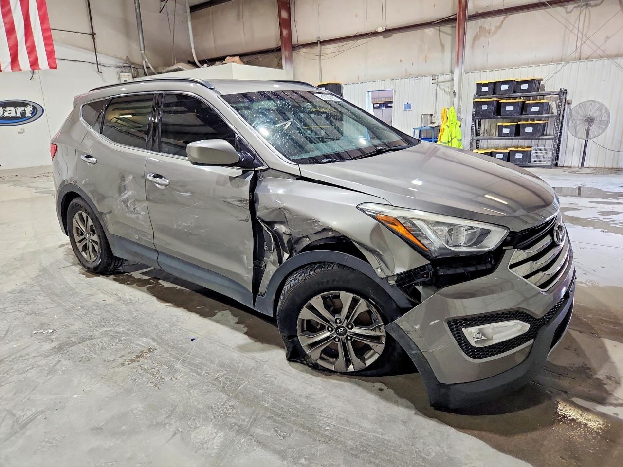 2015 Hyundai Santa Fe Sport 2.4l Gray vin: 5XYZUDLB5FG261868