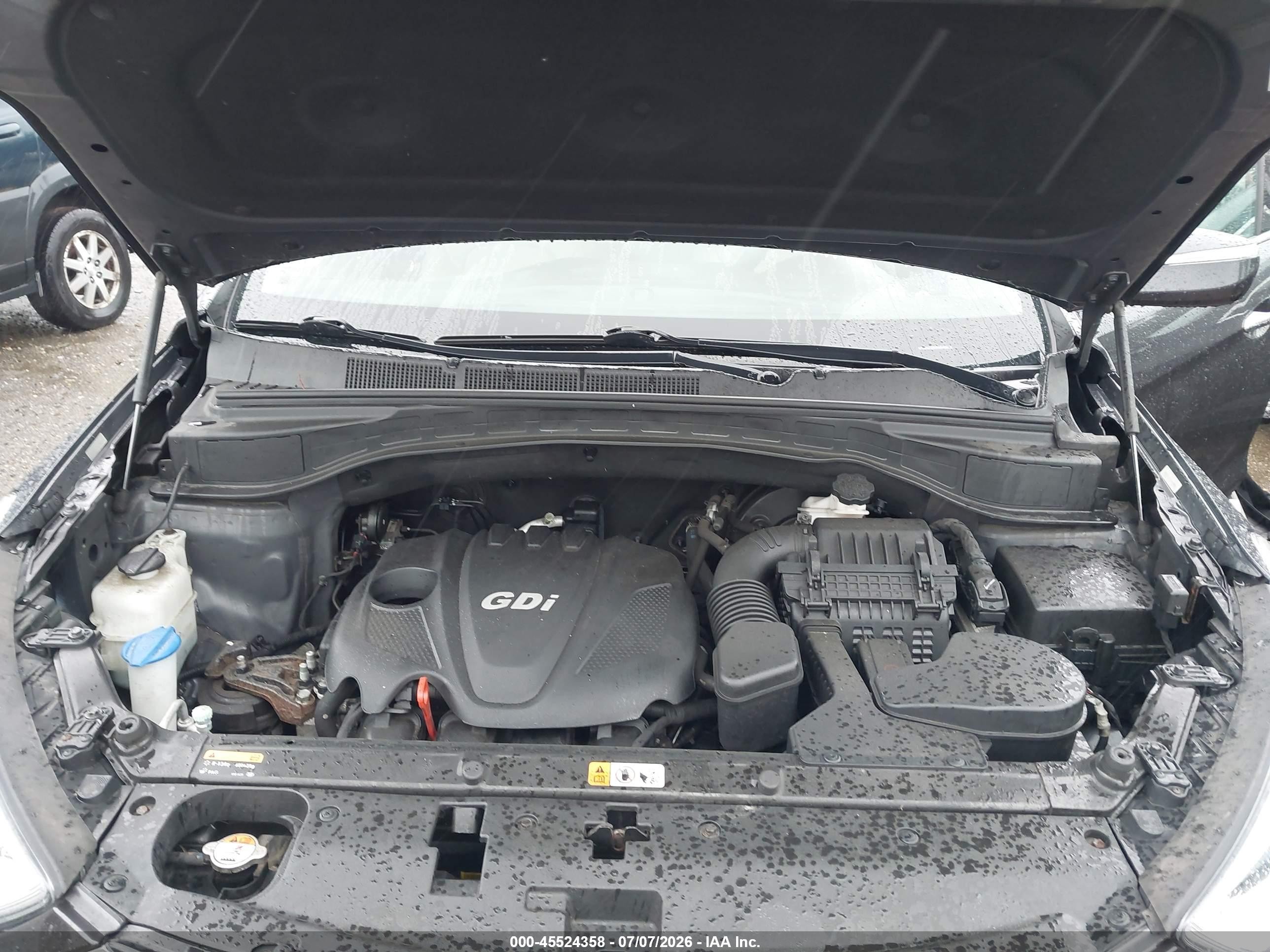 2015 Hyundai Santa Fe Sport 2.4l Gray vin: 5XYZUDLB5FG298029