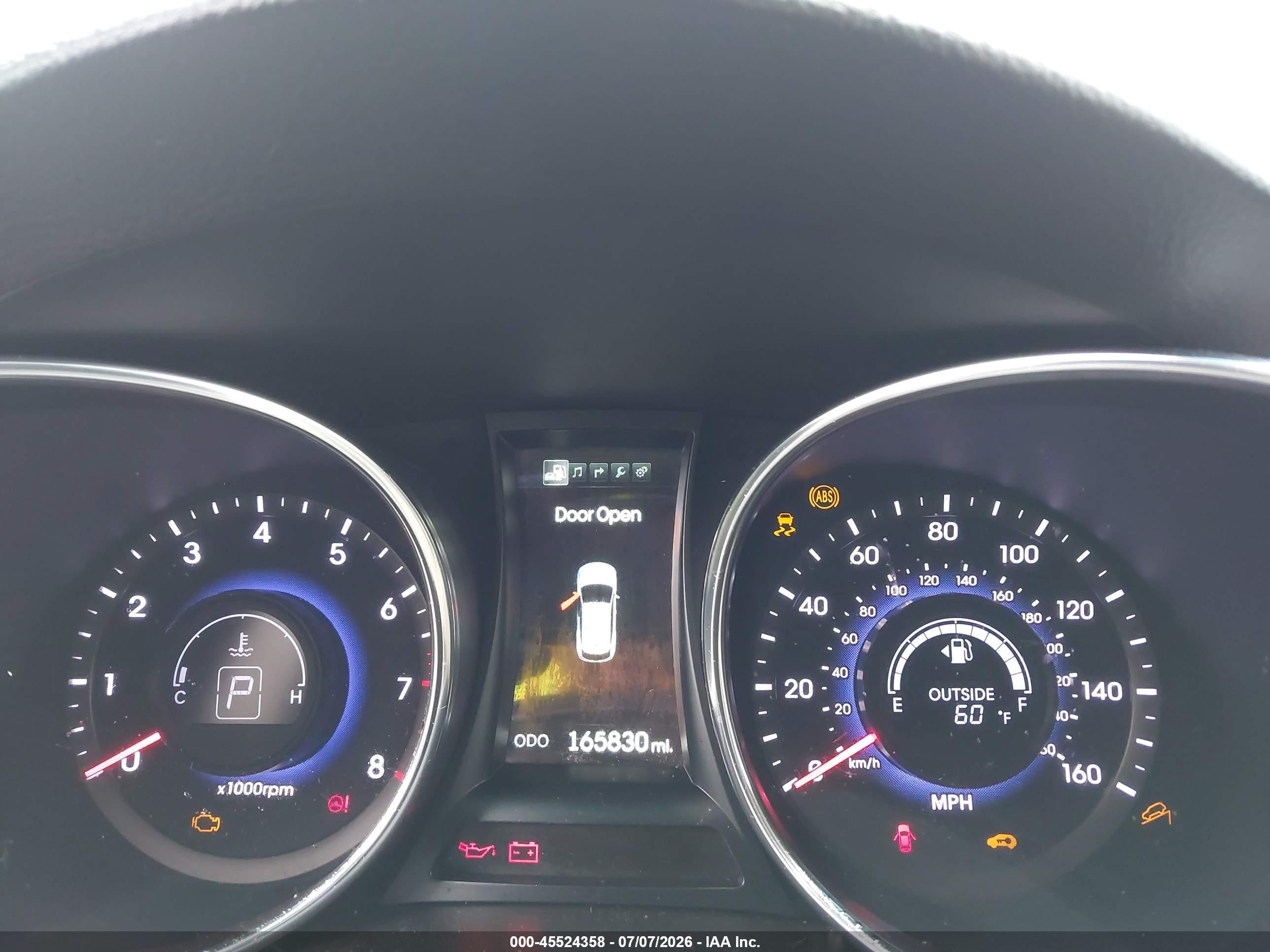 2015 Hyundai Santa Fe Sport 2.4l Gray vin: 5XYZUDLB5FG298029