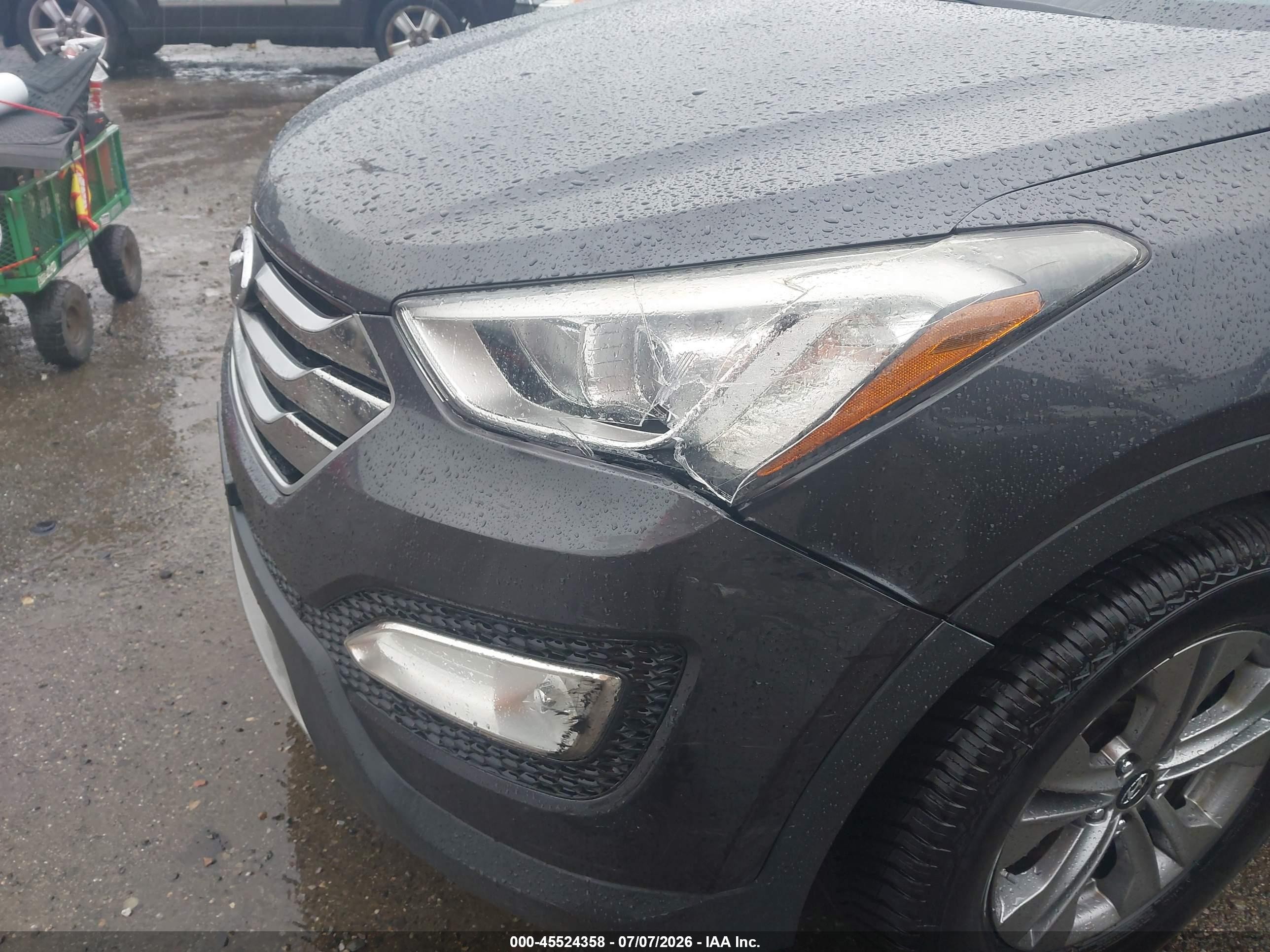 2015 Hyundai Santa Fe Sport 2.4l Gray vin: 5XYZUDLB5FG298029