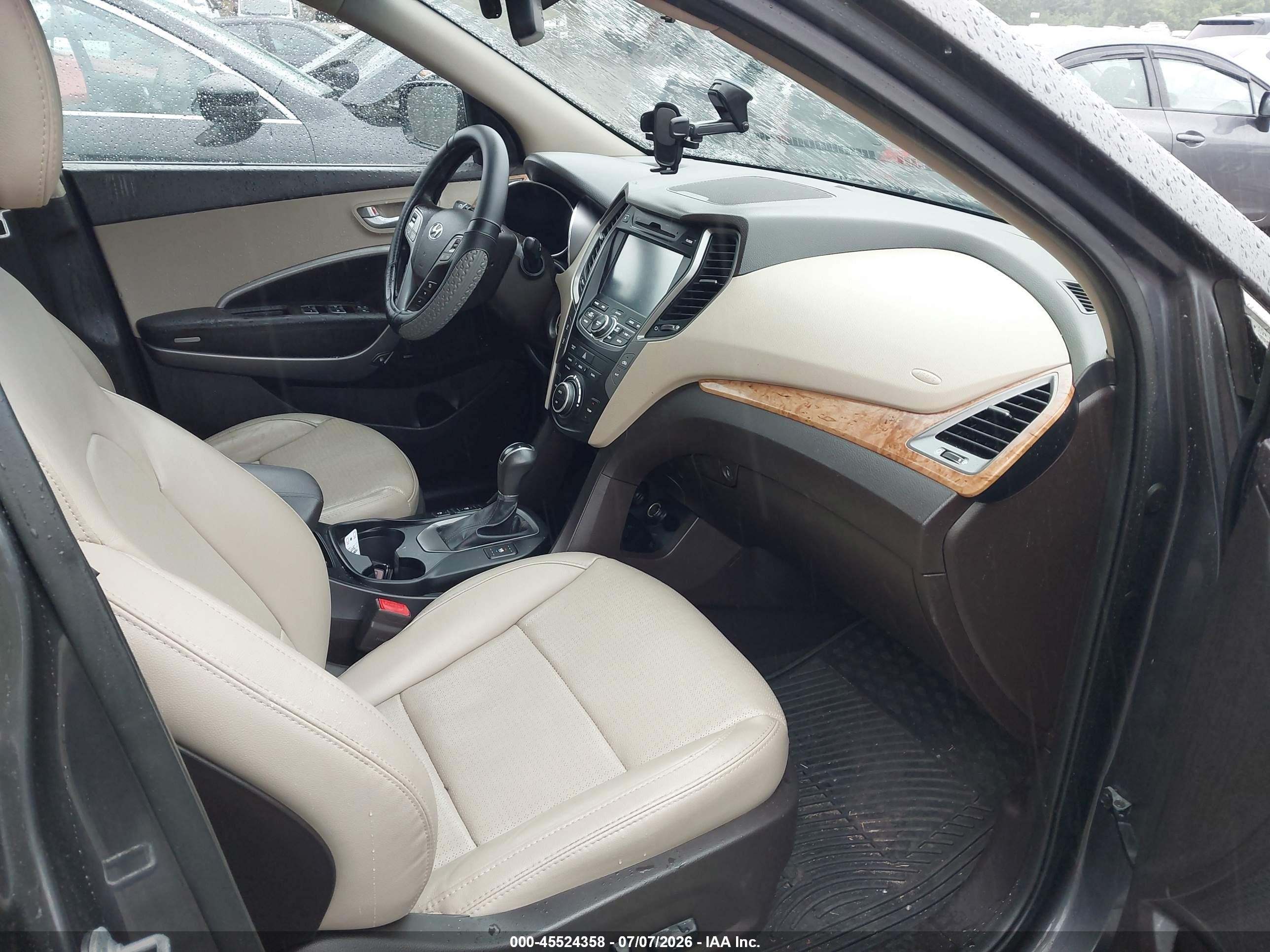 2015 Hyundai Santa Fe Sport 2.4l Gray vin: 5XYZUDLB5FG298029