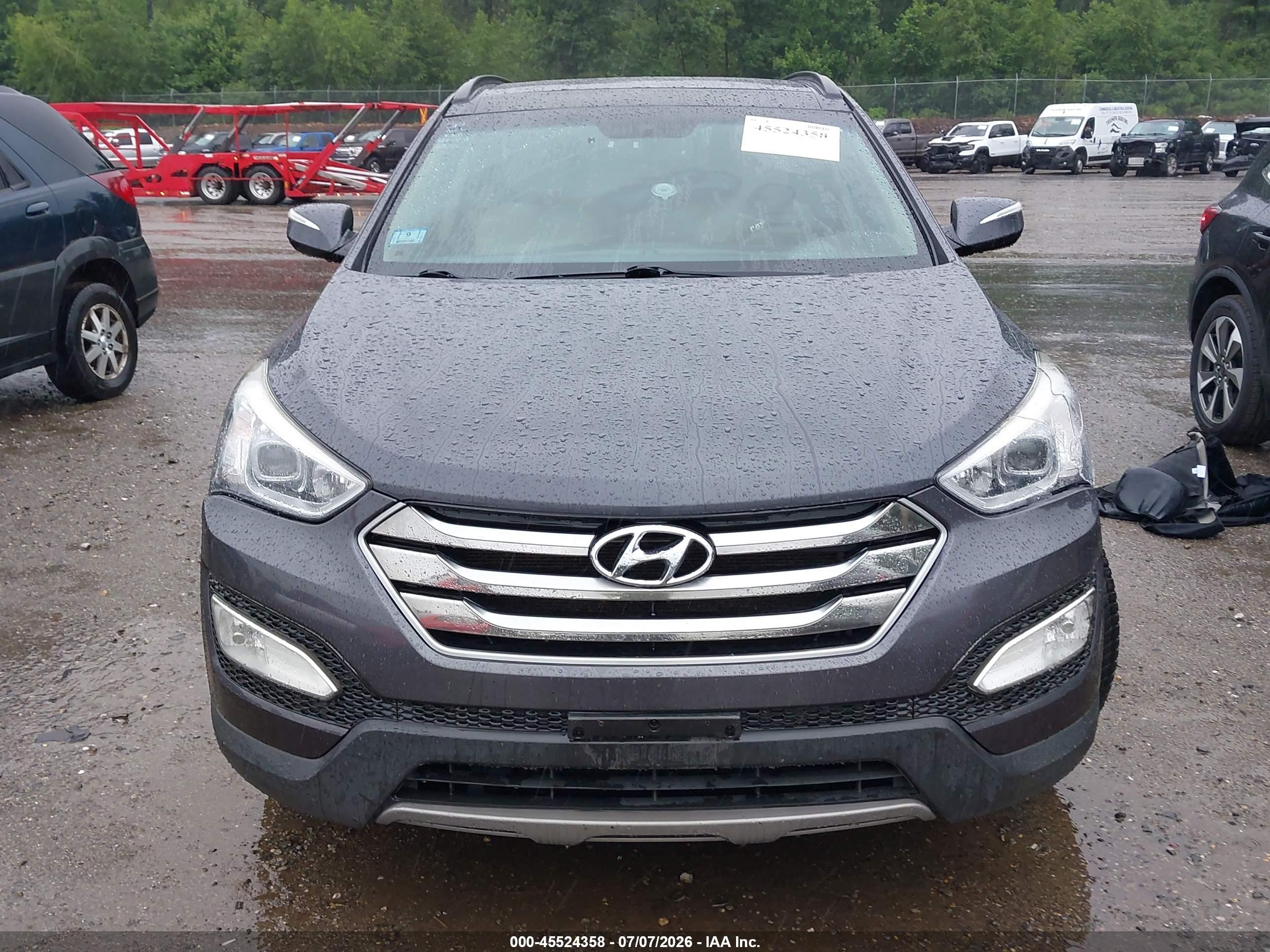 2015 Hyundai Santa Fe Sport 2.4l Gray vin: 5XYZUDLB5FG298029