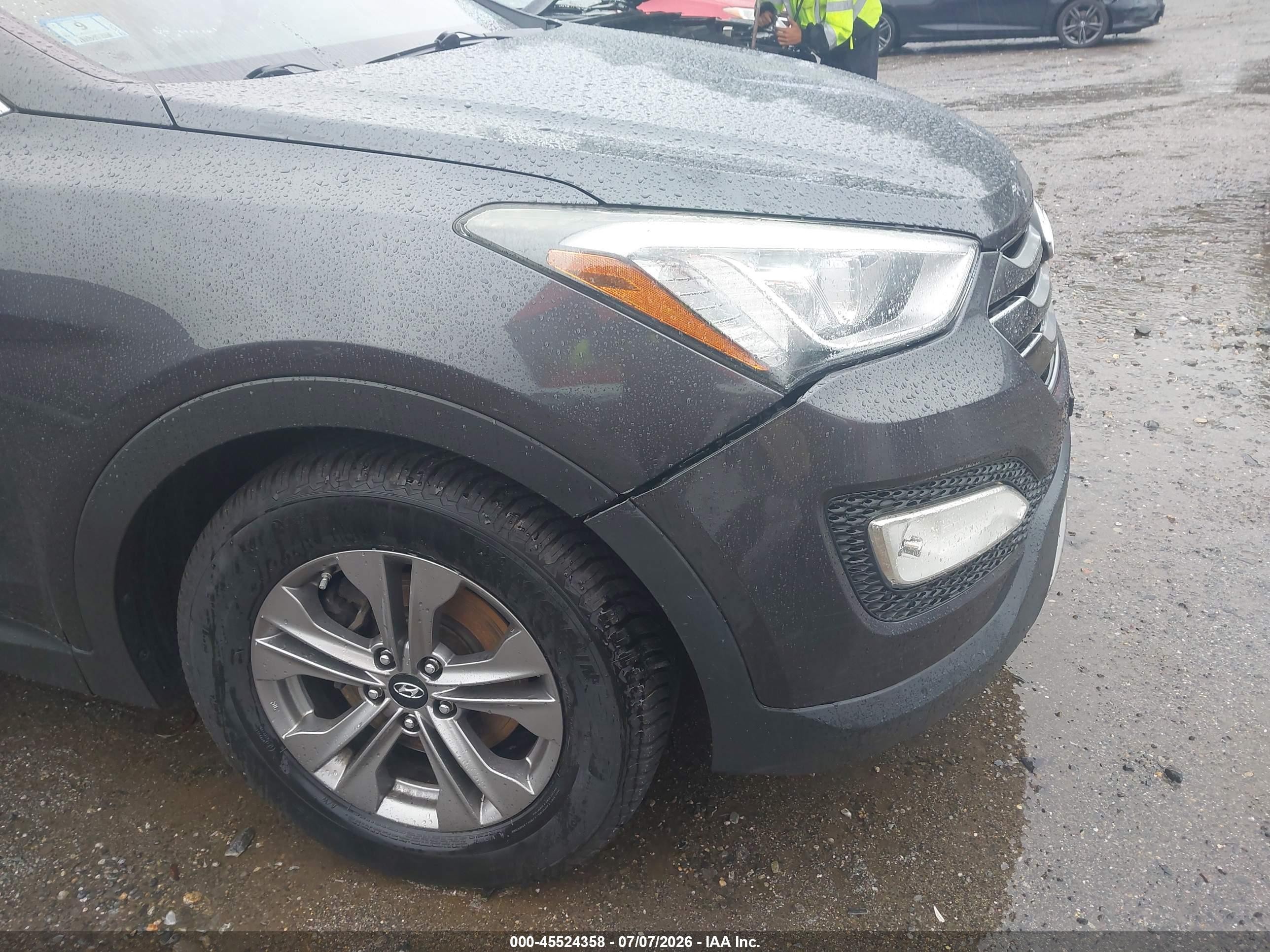 2015 Hyundai Santa Fe Sport 2.4l Gray vin: 5XYZUDLB5FG298029