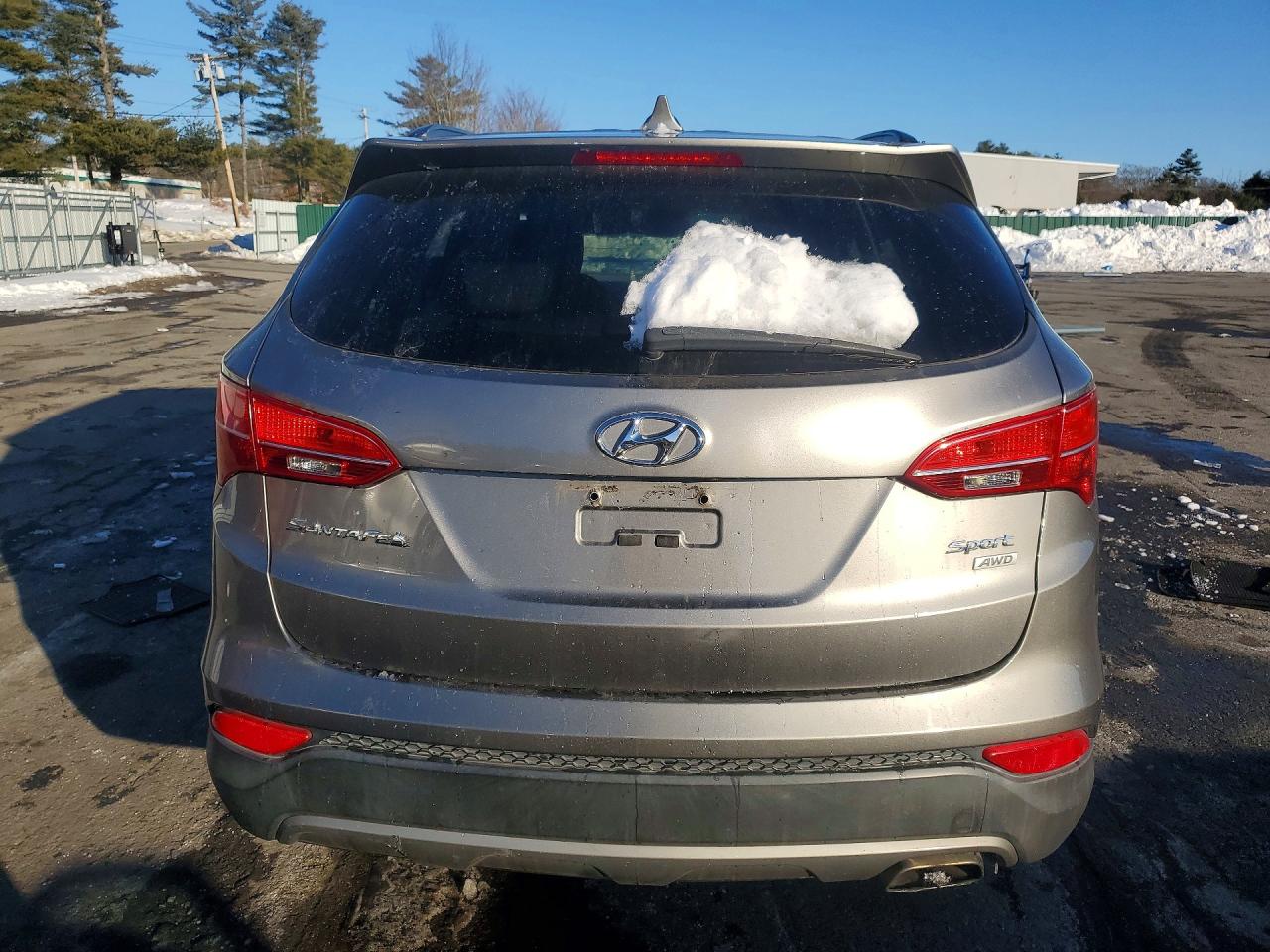 2013 Hyundai Santa Fe Sport Gray vin: 5XYZUDLB6DG003517