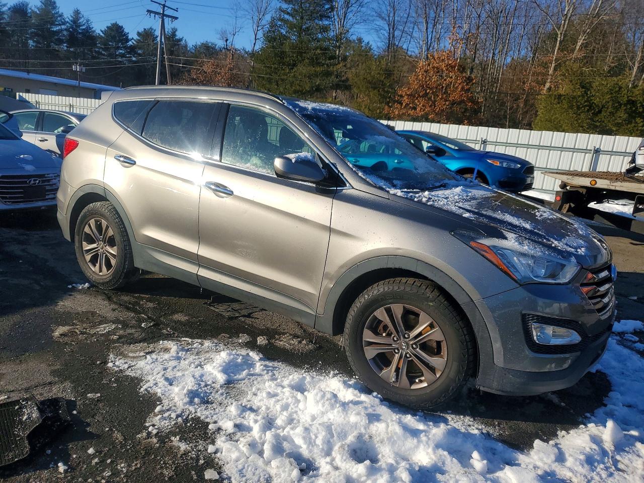 2013 Hyundai Santa Fe Sport Gray vin: 5XYZUDLB6DG003517