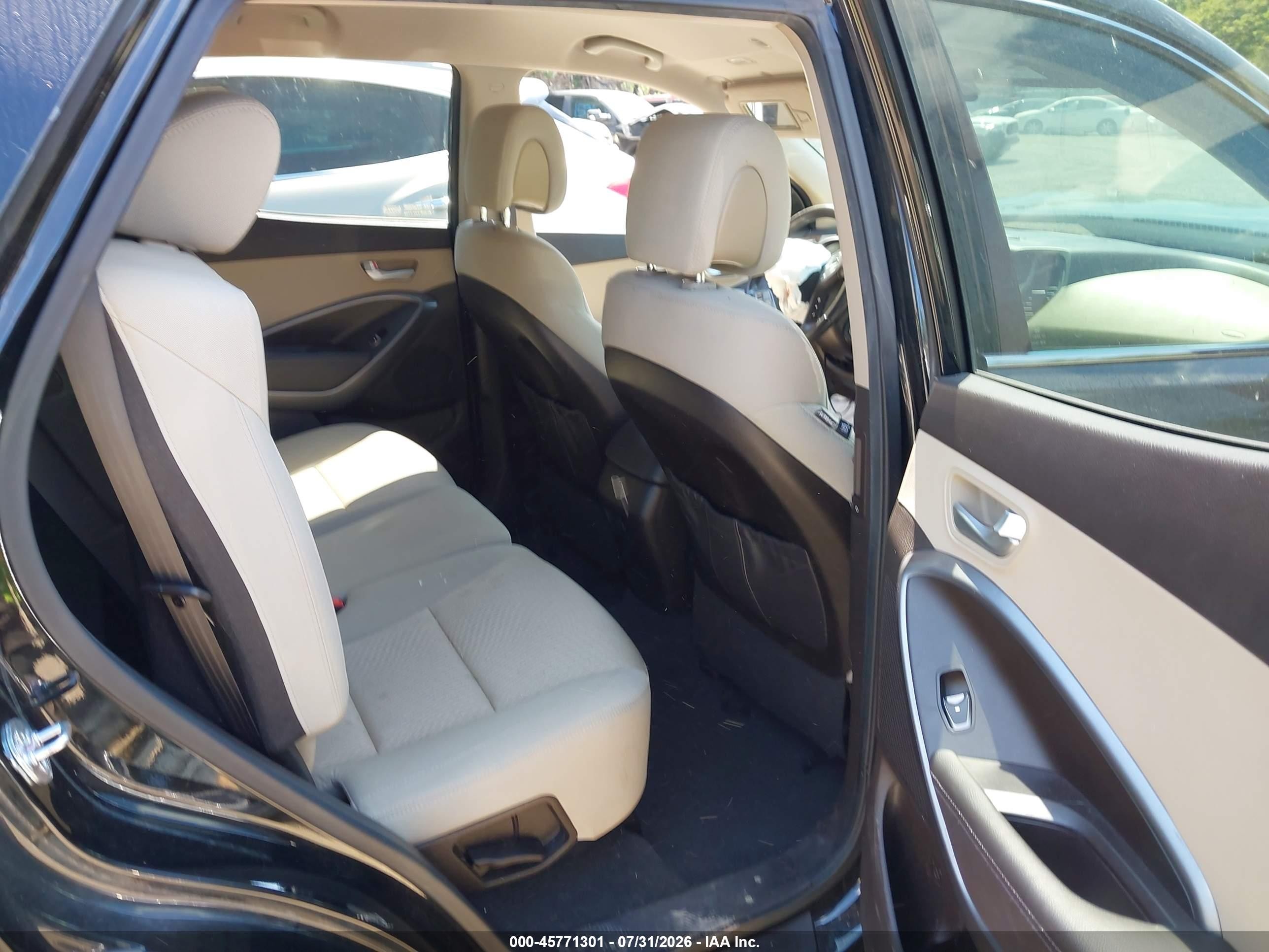 2013 Hyundai Santa Fe Sport Black vin: 5XYZUDLB6DG010645
