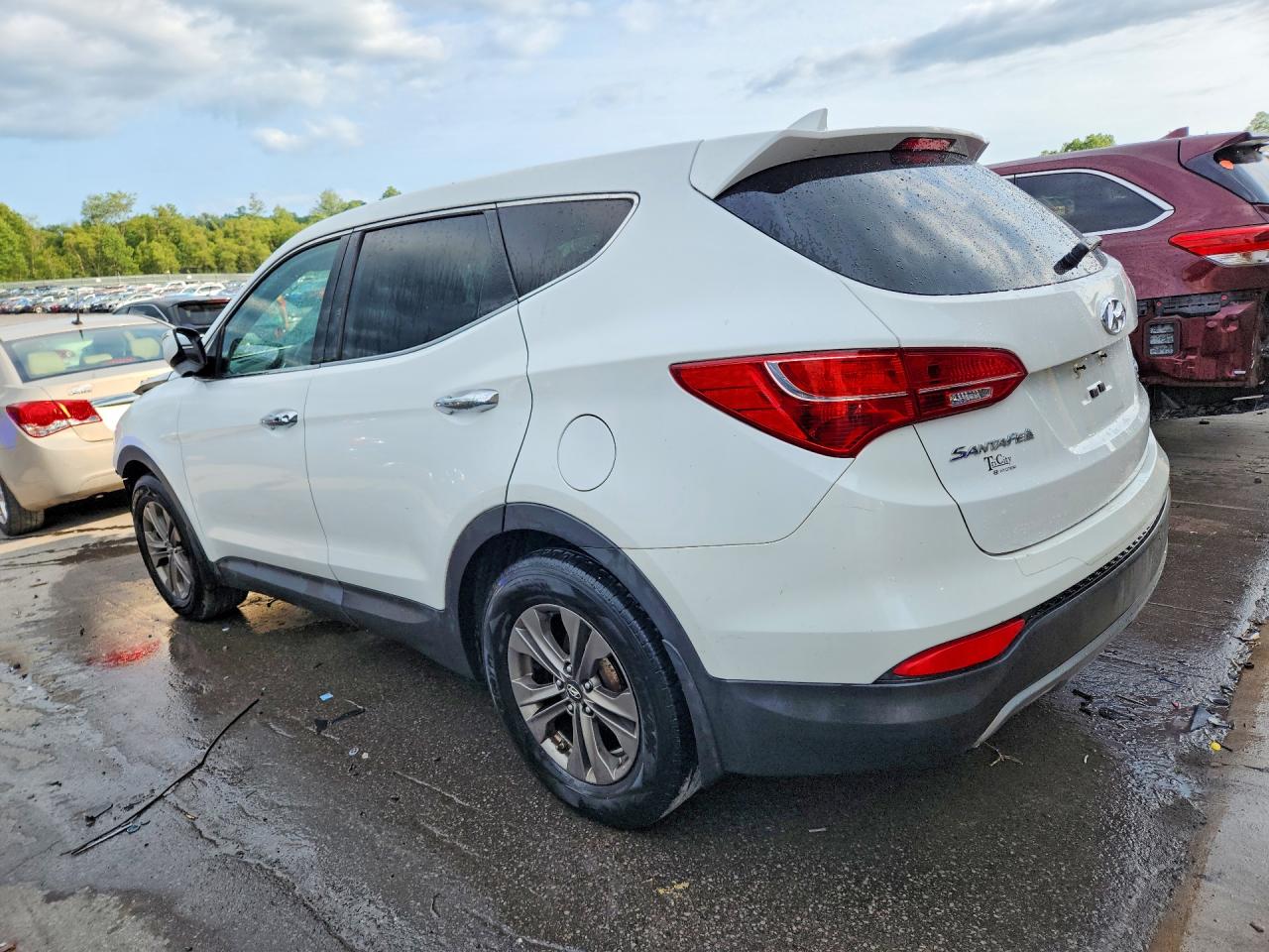 2013 Hyundai Santa Fe Sport 2.4l White vin: 5XYZUDLB6DG045024
