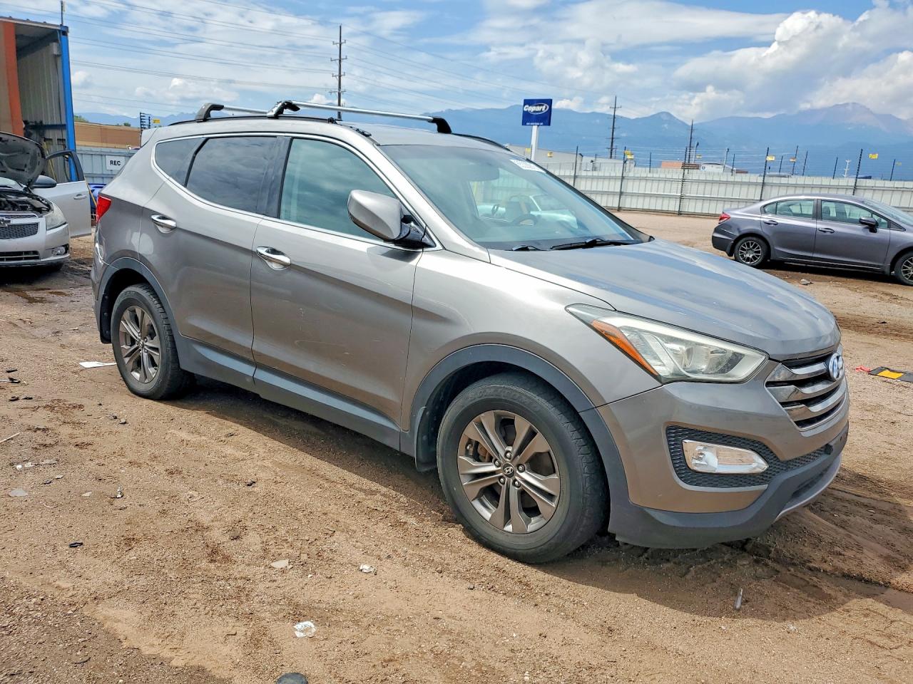 2013 Hyundai Santa Fe Sport 2.4l Gray vin: 5XYZUDLB6DG052233