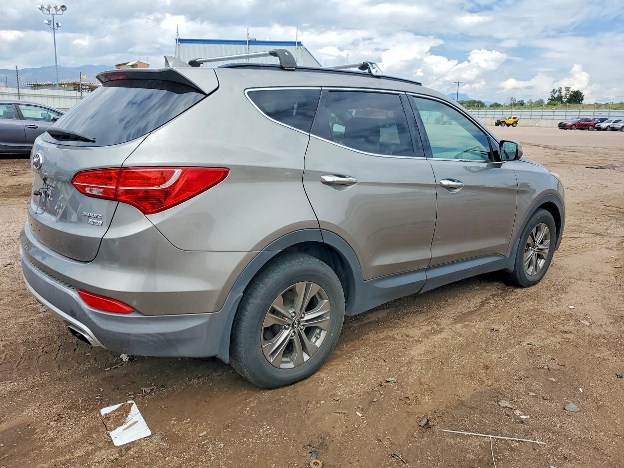 2013 Hyundai Santa Fe Sport 2.4l Gray vin: 5XYZUDLB6DG052233