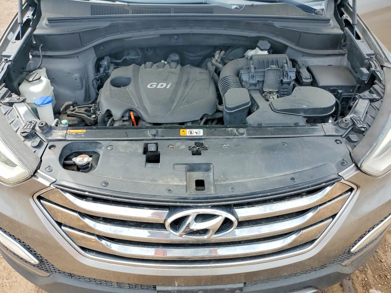 2013 Hyundai Santa Fe Sport 2.4l Gray vin: 5XYZUDLB6DG052233