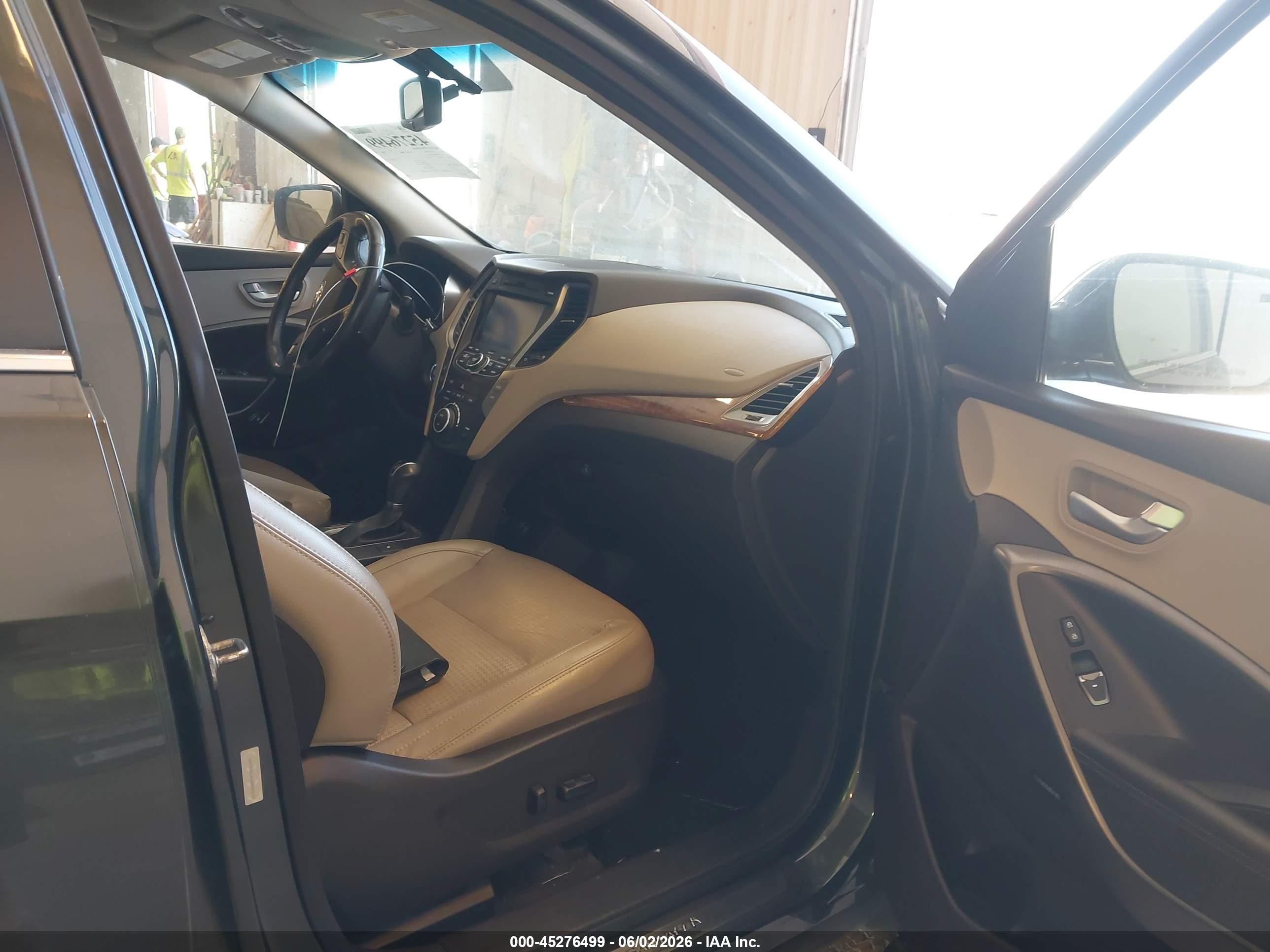 2013 Hyundai Santa Fe Sport Gray vin: 5XYZUDLB6DG083675