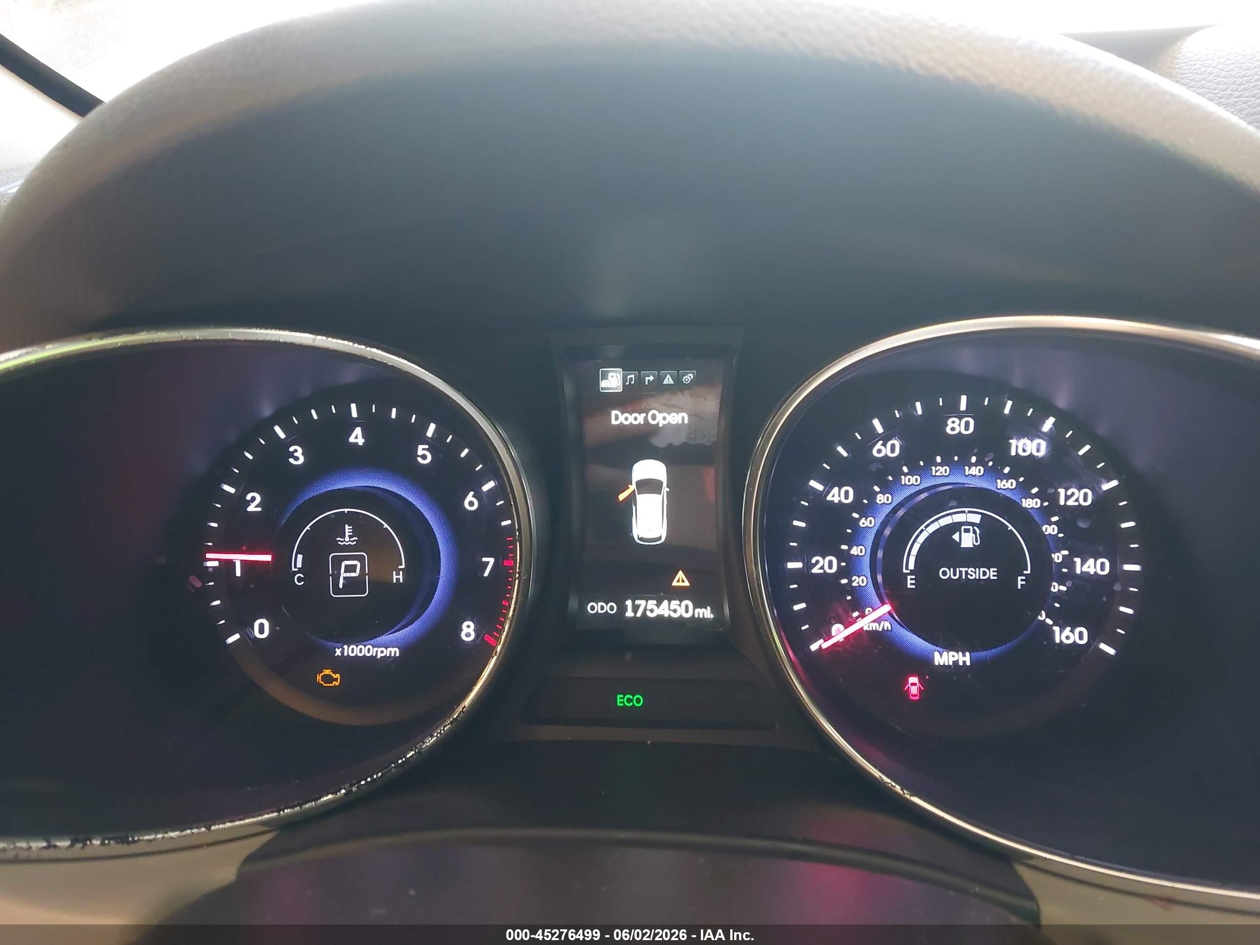 2013 Hyundai Santa Fe Sport Gray vin: 5XYZUDLB6DG083675