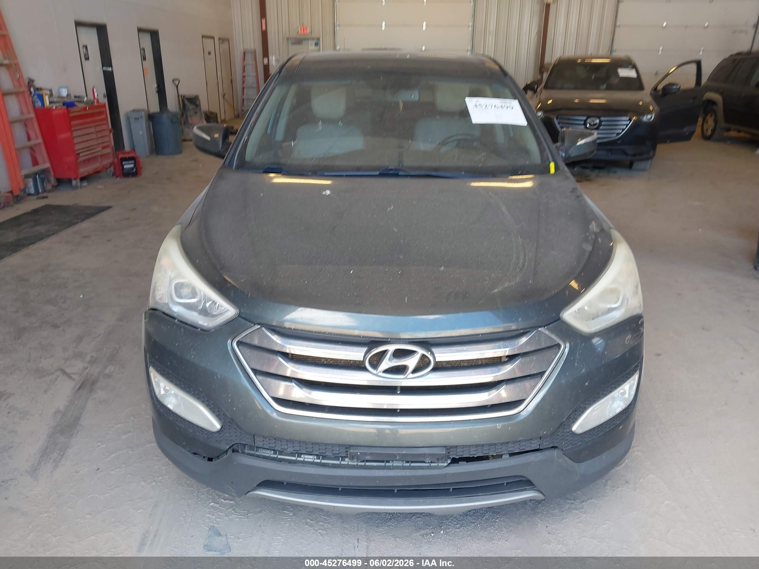 2013 Hyundai Santa Fe Sport Gray vin: 5XYZUDLB6DG083675