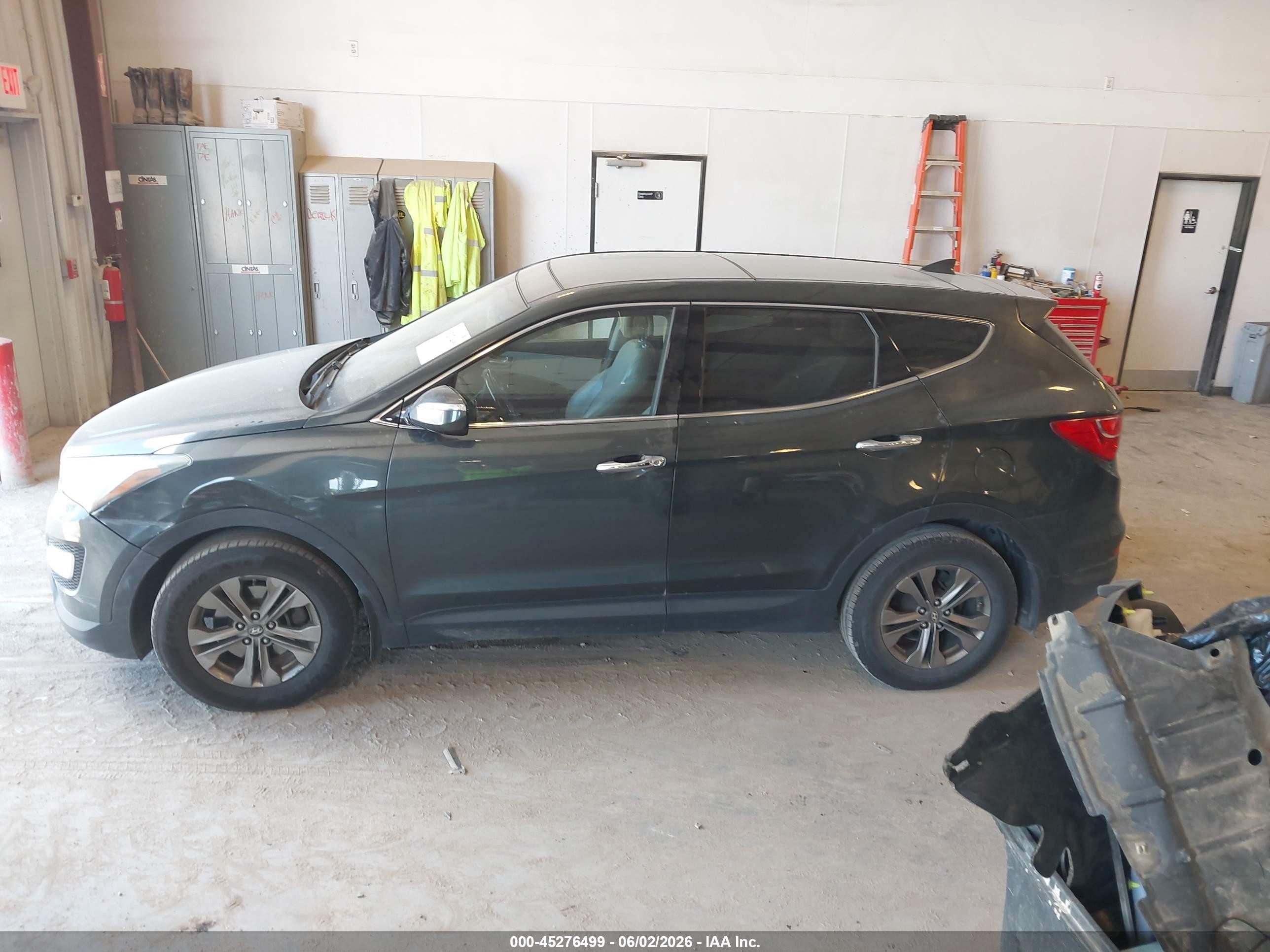 2013 Hyundai Santa Fe Sport Gray vin: 5XYZUDLB6DG083675