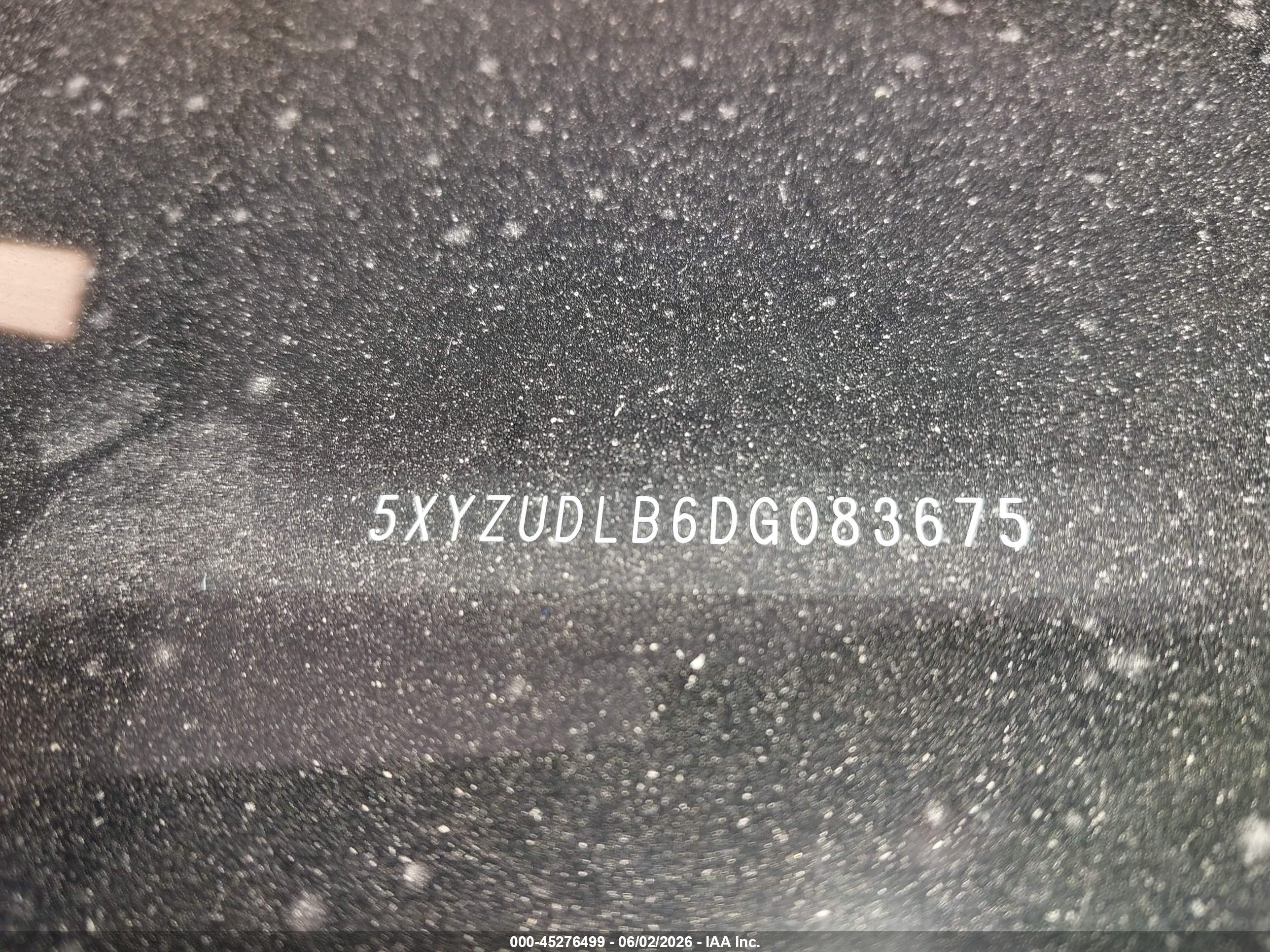 2013 Hyundai Santa Fe Sport Gray vin: 5XYZUDLB6DG083675