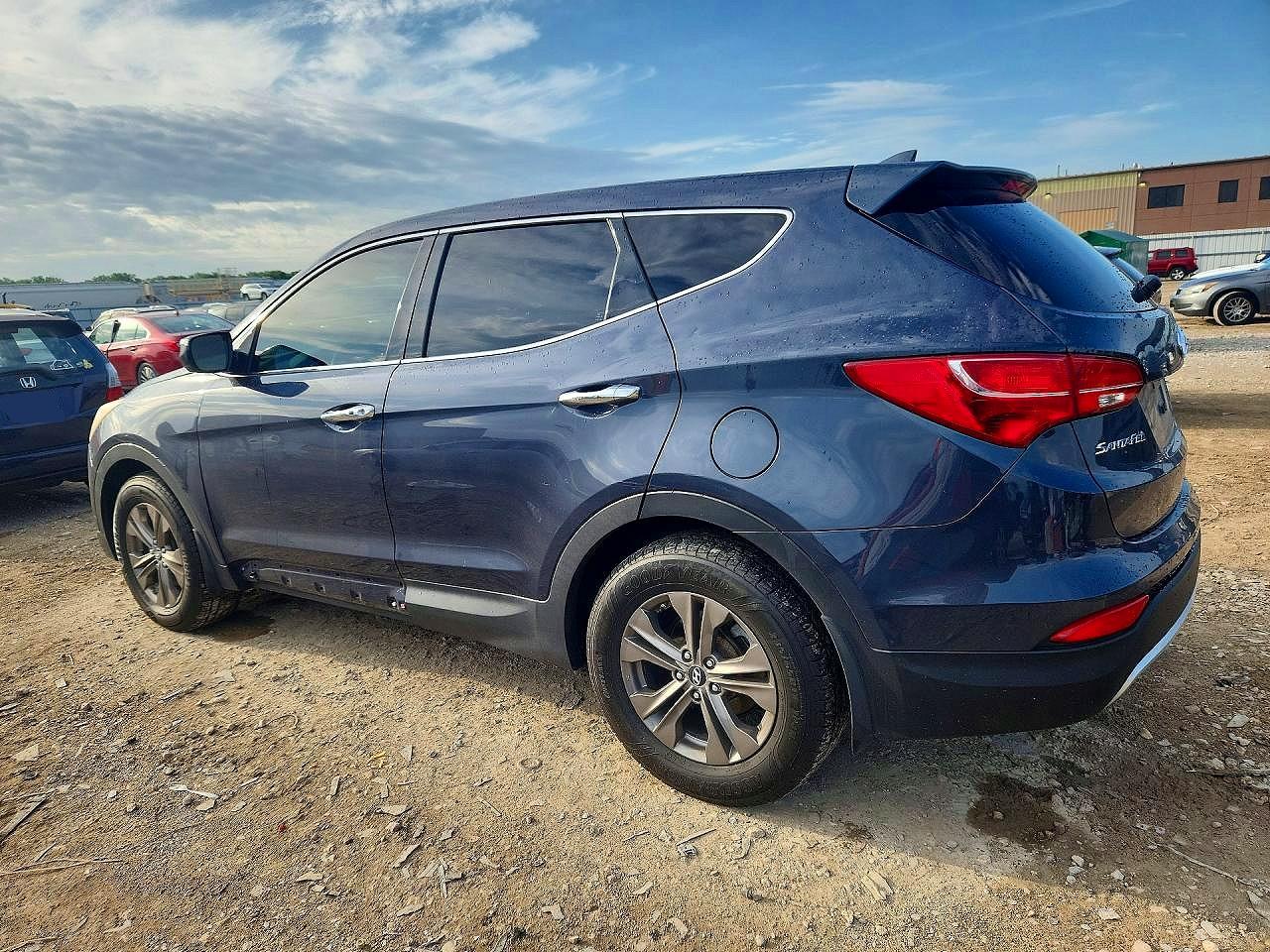 2013 Hyundai Santa Fe Sport 2.4l Blue vin: 5XYZUDLB6DG095468
