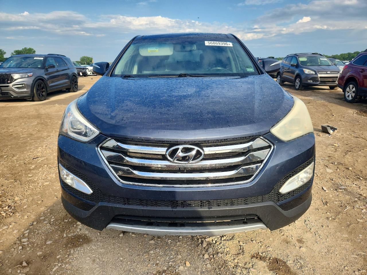 2013 Hyundai Santa Fe Sport 2.4l Blue vin: 5XYZUDLB6DG095468