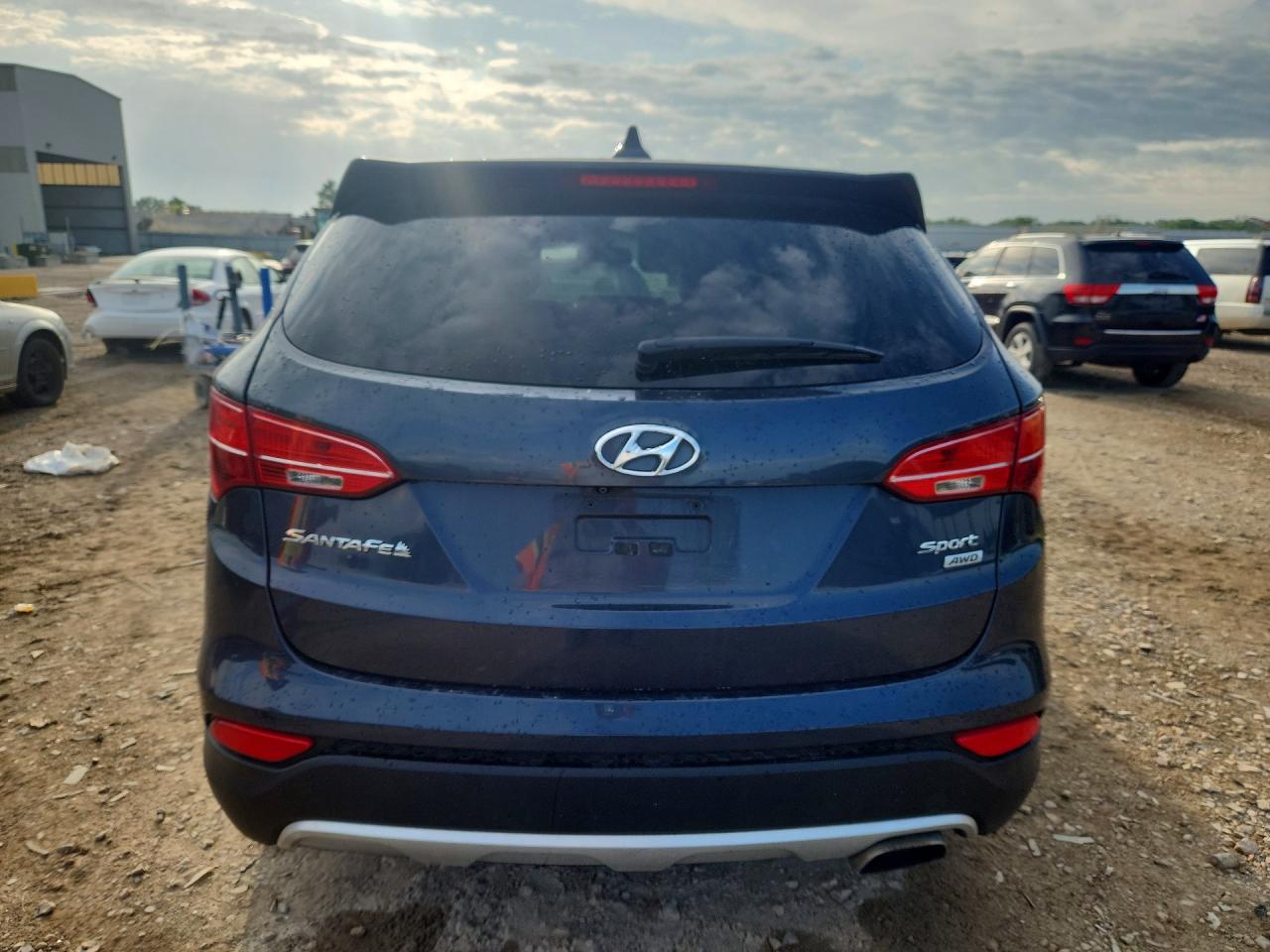 2013 Hyundai Santa Fe Sport 2.4l Blue vin: 5XYZUDLB6DG095468