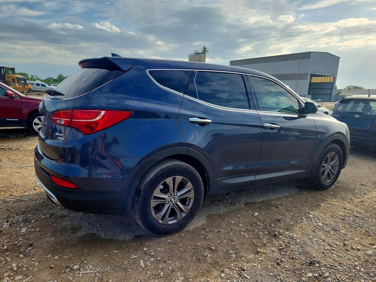 2013 Hyundai Santa Fe Sport 2.4l Blue vin: 5XYZUDLB6DG095468