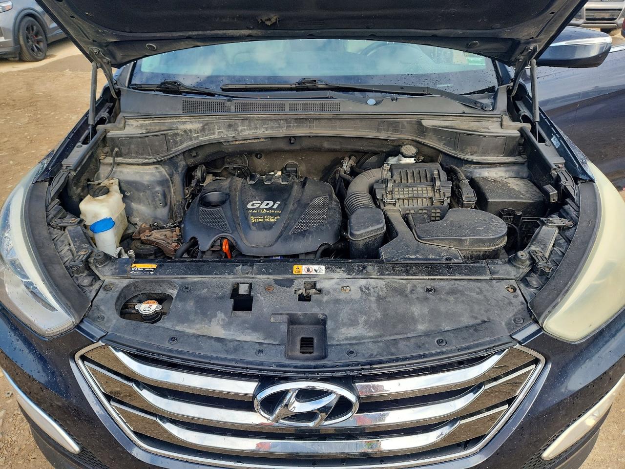 2013 Hyundai Santa Fe Sport 2.4l Blue vin: 5XYZUDLB6DG095468