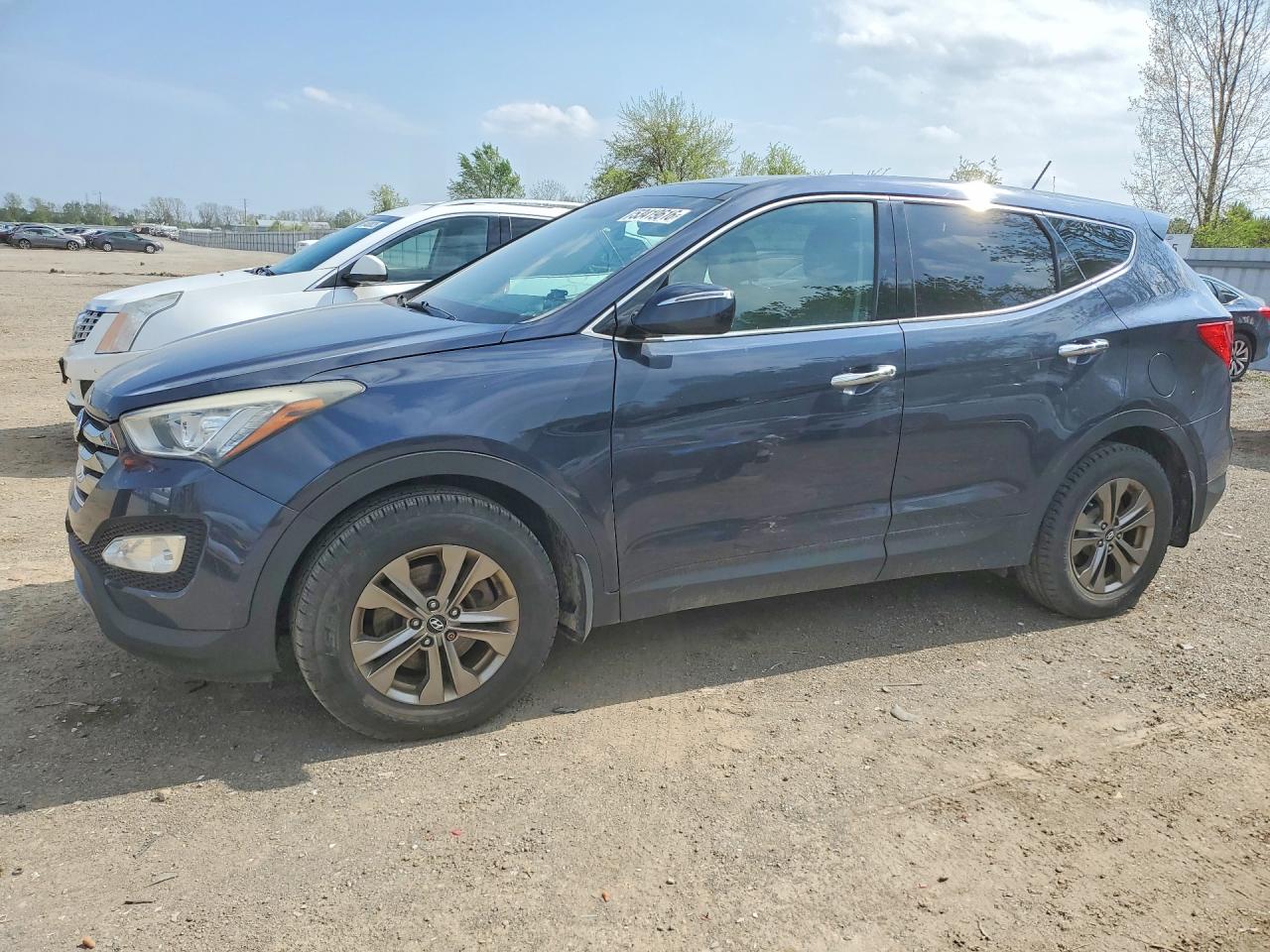 2013 Hyundai Santa Fe Sport 2.4l Charcoal vin: 5XYZUDLB6DG101866