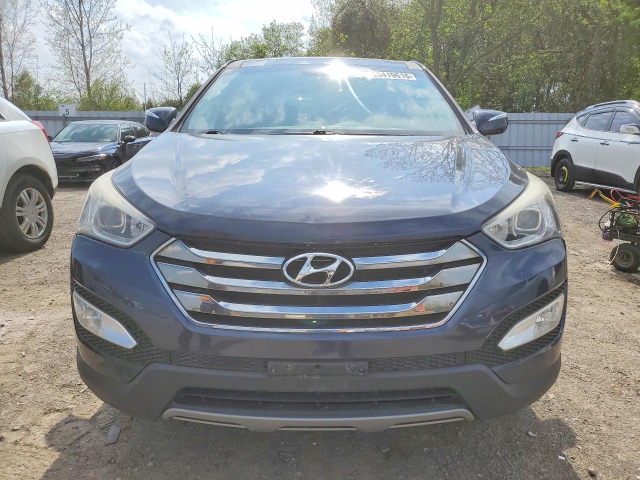 2013 Hyundai Santa Fe Sport 2.4l Charcoal vin: 5XYZUDLB6DG101866