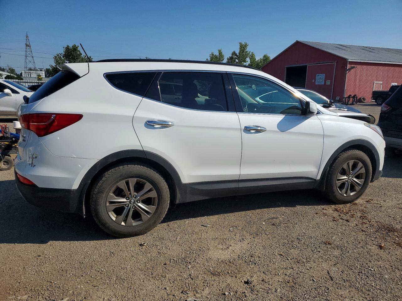 2013 Hyundai Santa Fe Sport 2.4l White vin: 5XYZUDLB6DG119218