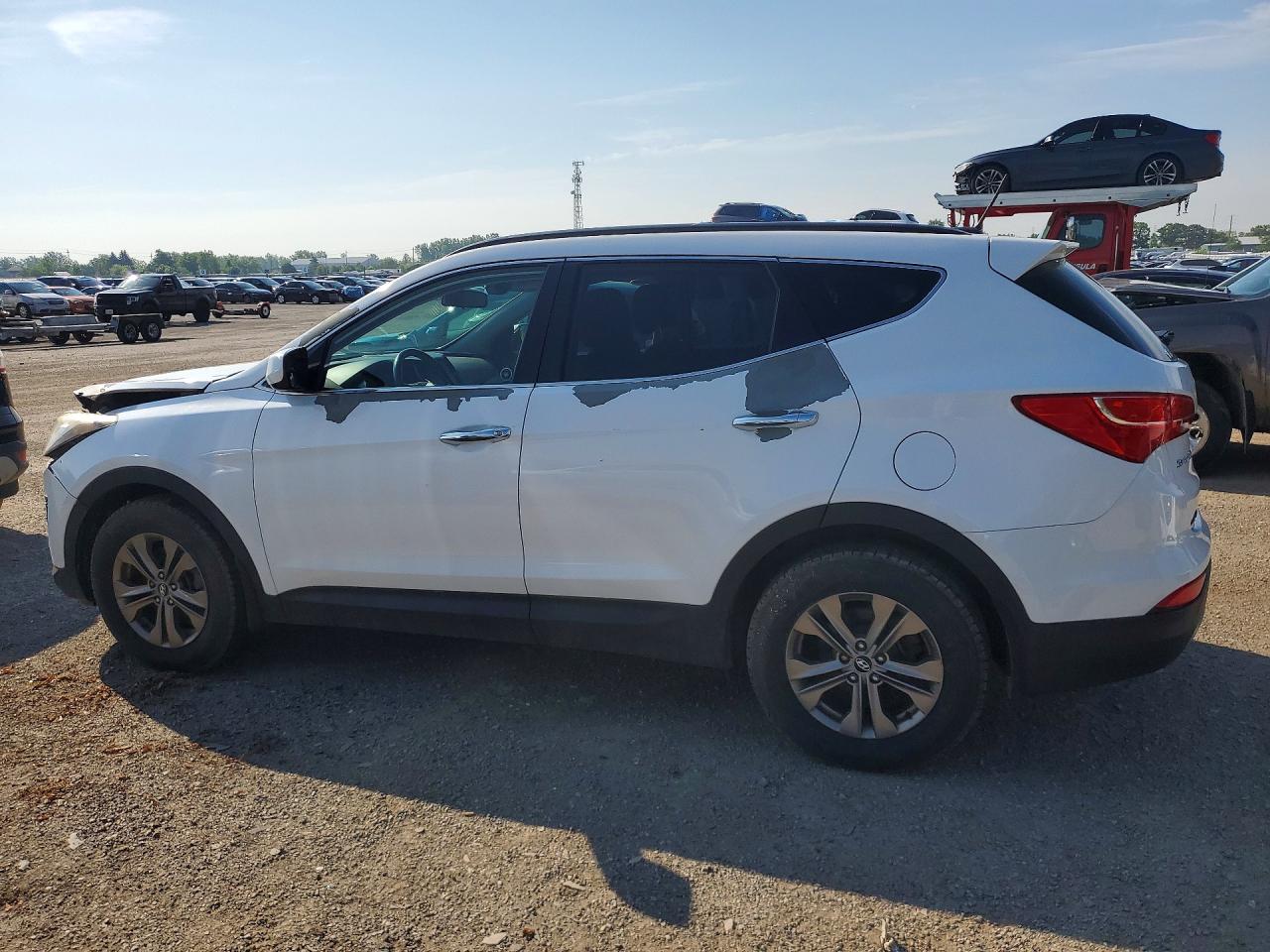 2013 Hyundai Santa Fe Sport 2.4l White vin: 5XYZUDLB6DG119218