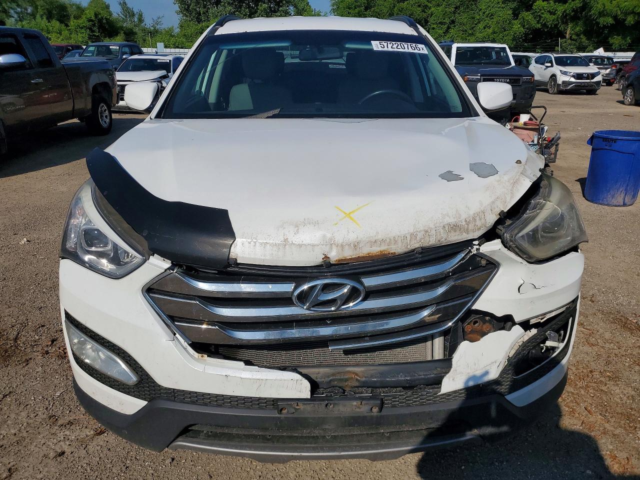 2013 Hyundai Santa Fe Sport 2.4l White vin: 5XYZUDLB6DG119218