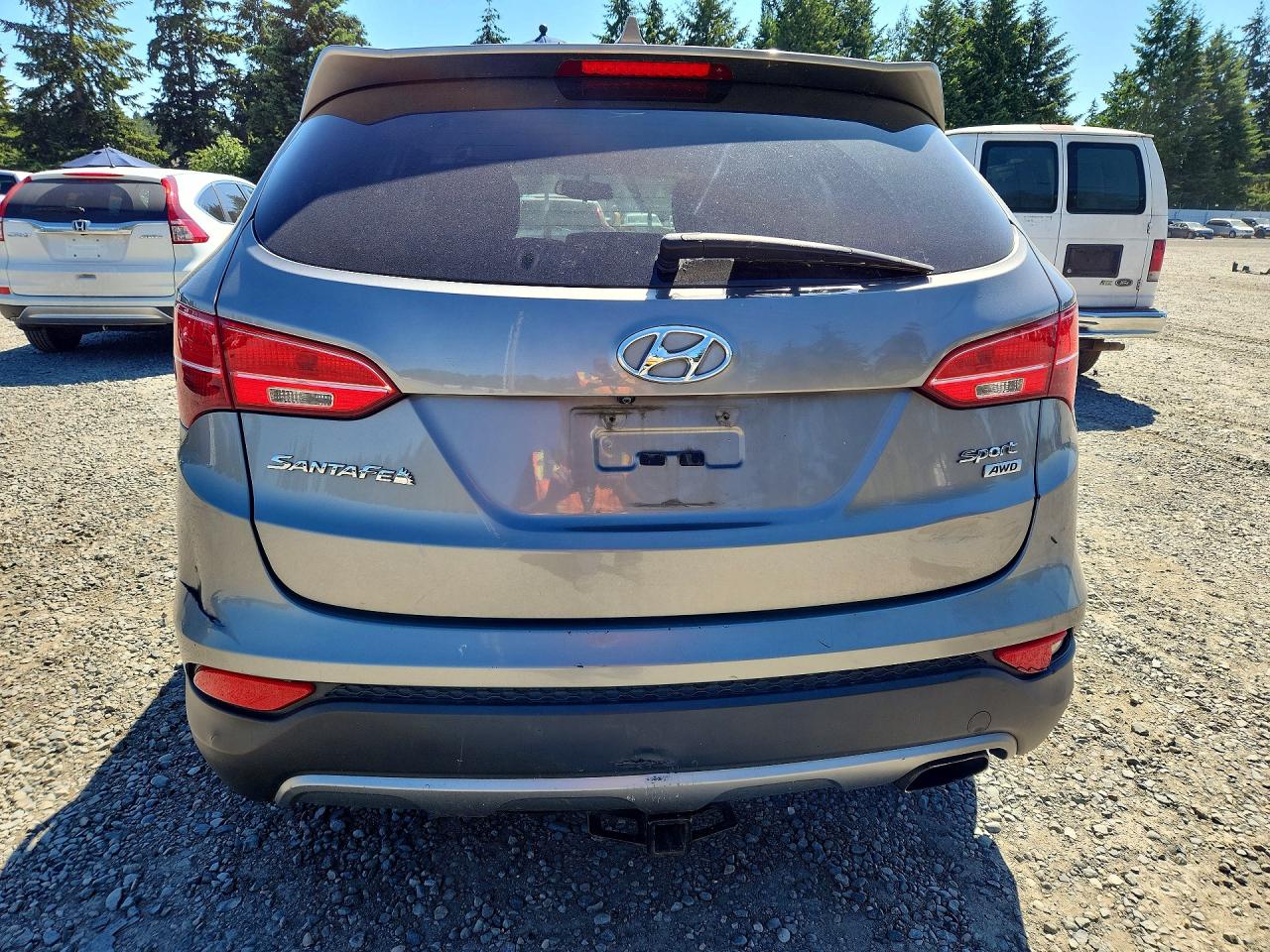 2014 Hyundai Santa Fe Sport 2.4l Silver vin: 5XYZUDLB6EG129152