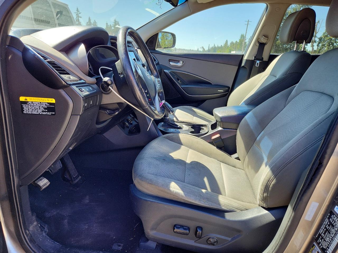2014 Hyundai Santa Fe Sport 2.4l Silver vin: 5XYZUDLB6EG129152