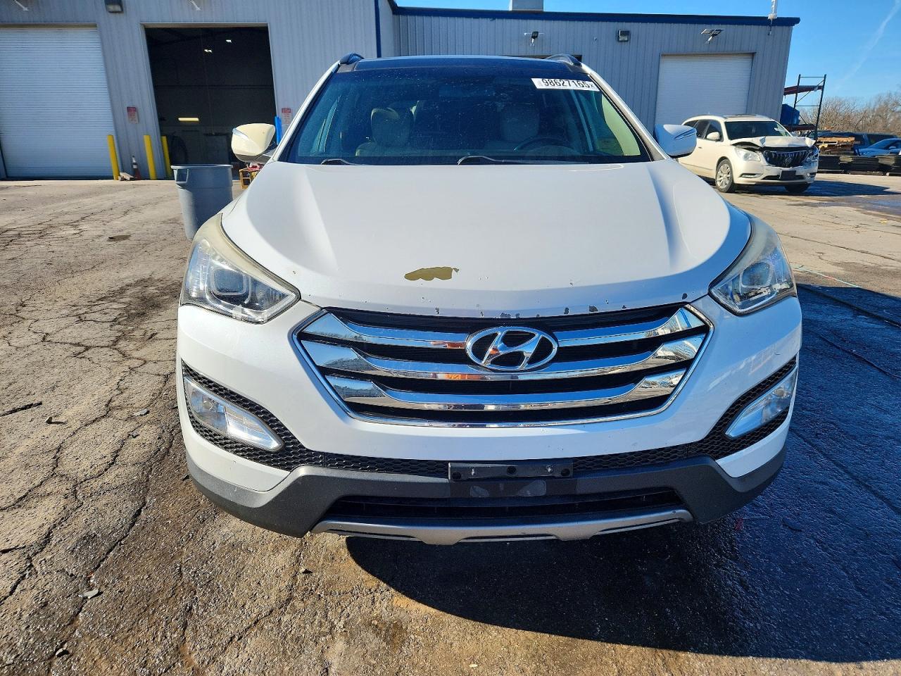 2014 Hyundai Santa Fe Sport White vin: 5XYZUDLB6EG149398