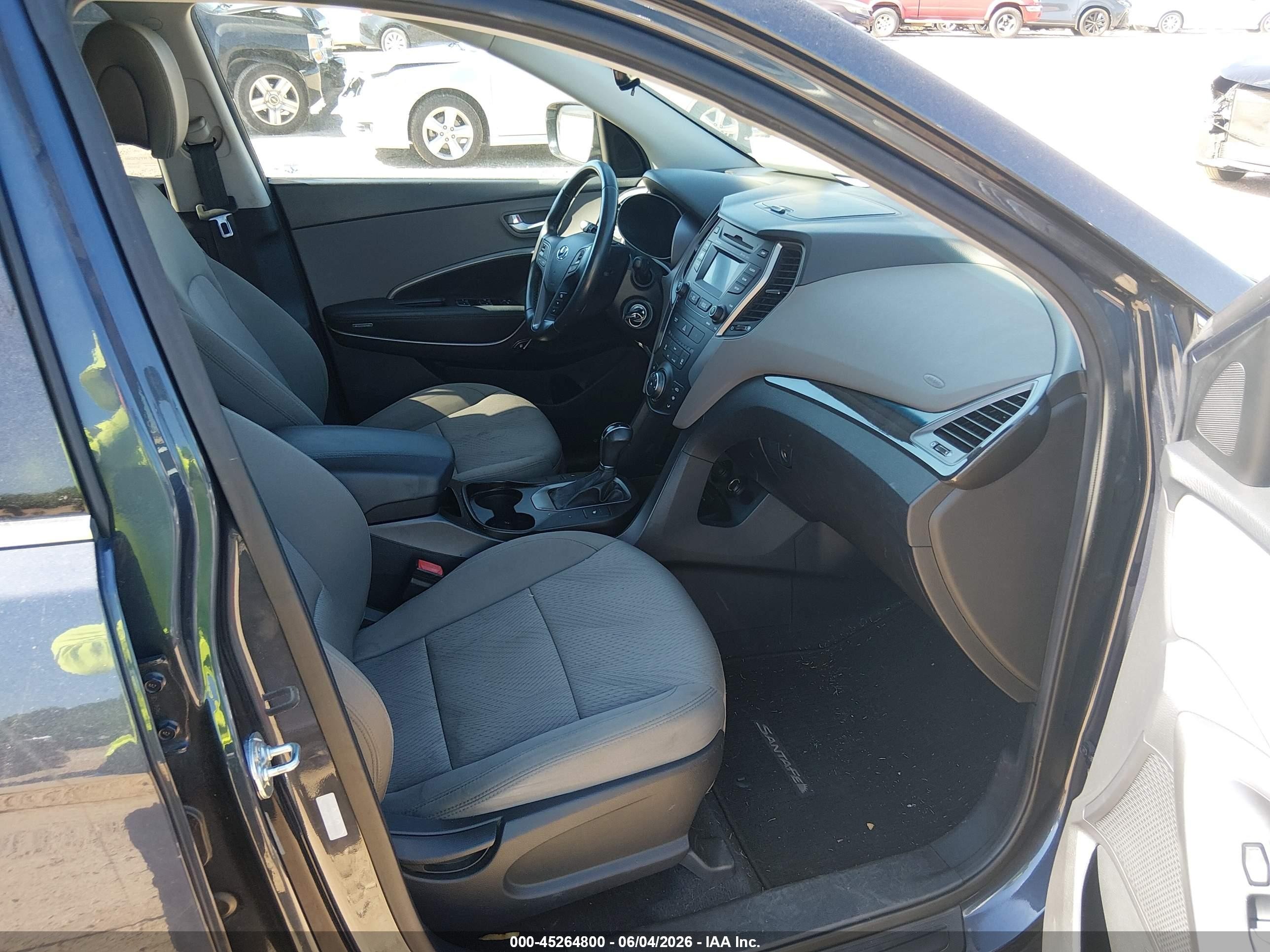 2014 Hyundai Santa Fe Sport 2.4l Black vin: 5XYZUDLB6EG156061