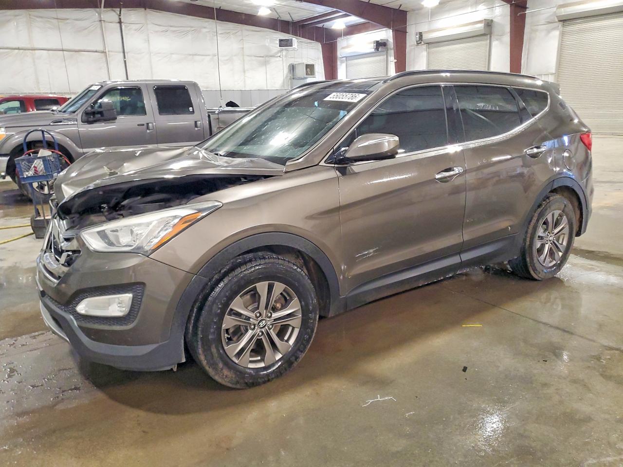 2014 Hyundai Santa Fe Sport 2.4l Brown vin: 5XYZUDLB6EG201449
