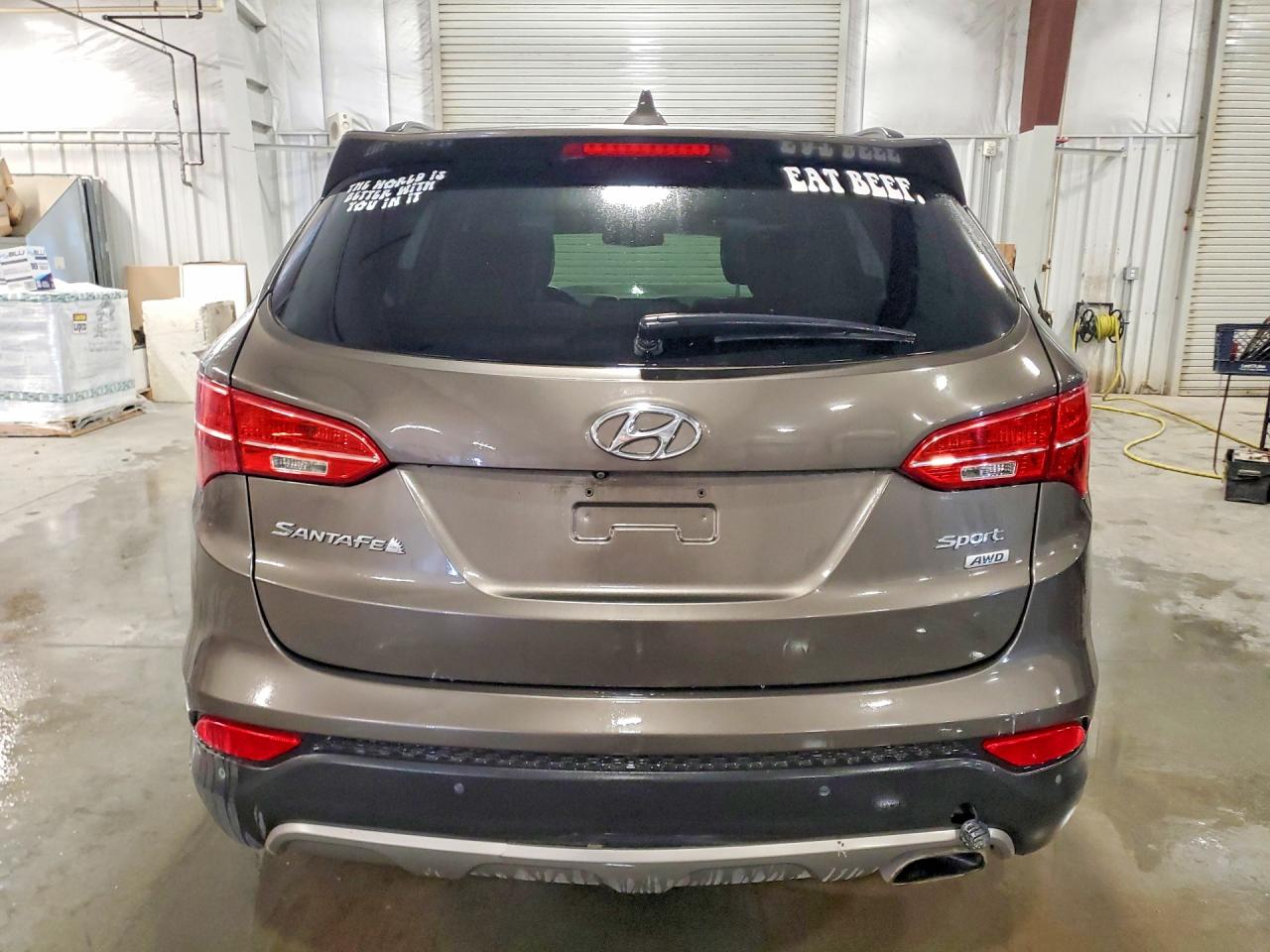 2014 Hyundai Santa Fe Sport 2.4l Brown vin: 5XYZUDLB6EG201449
